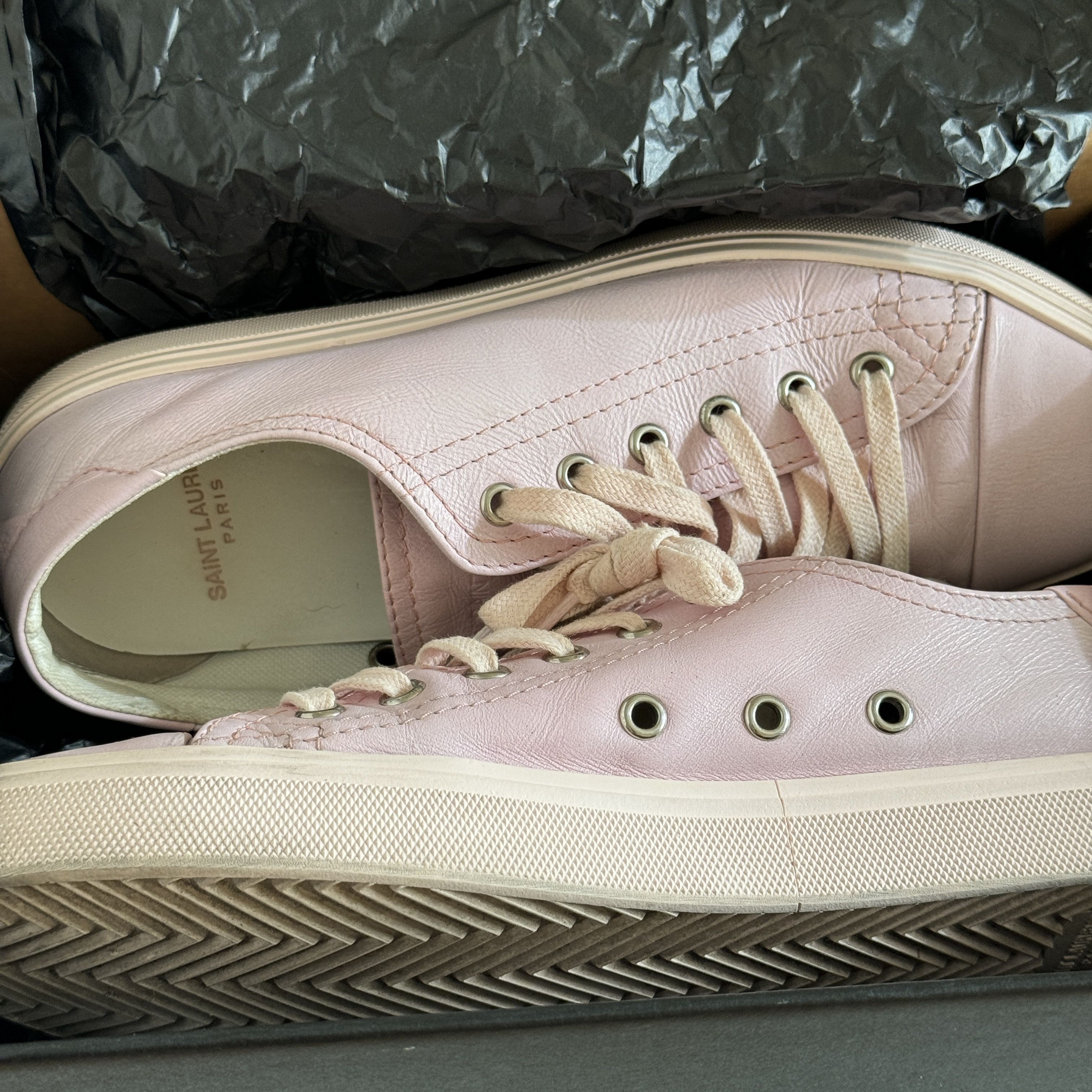 Saint Laurent Paris Saint Laurent Bedford Sneaker shoe Pink sz US 8.5 women Size US 8.5 / IT 38.5 - 7 Thumbnail