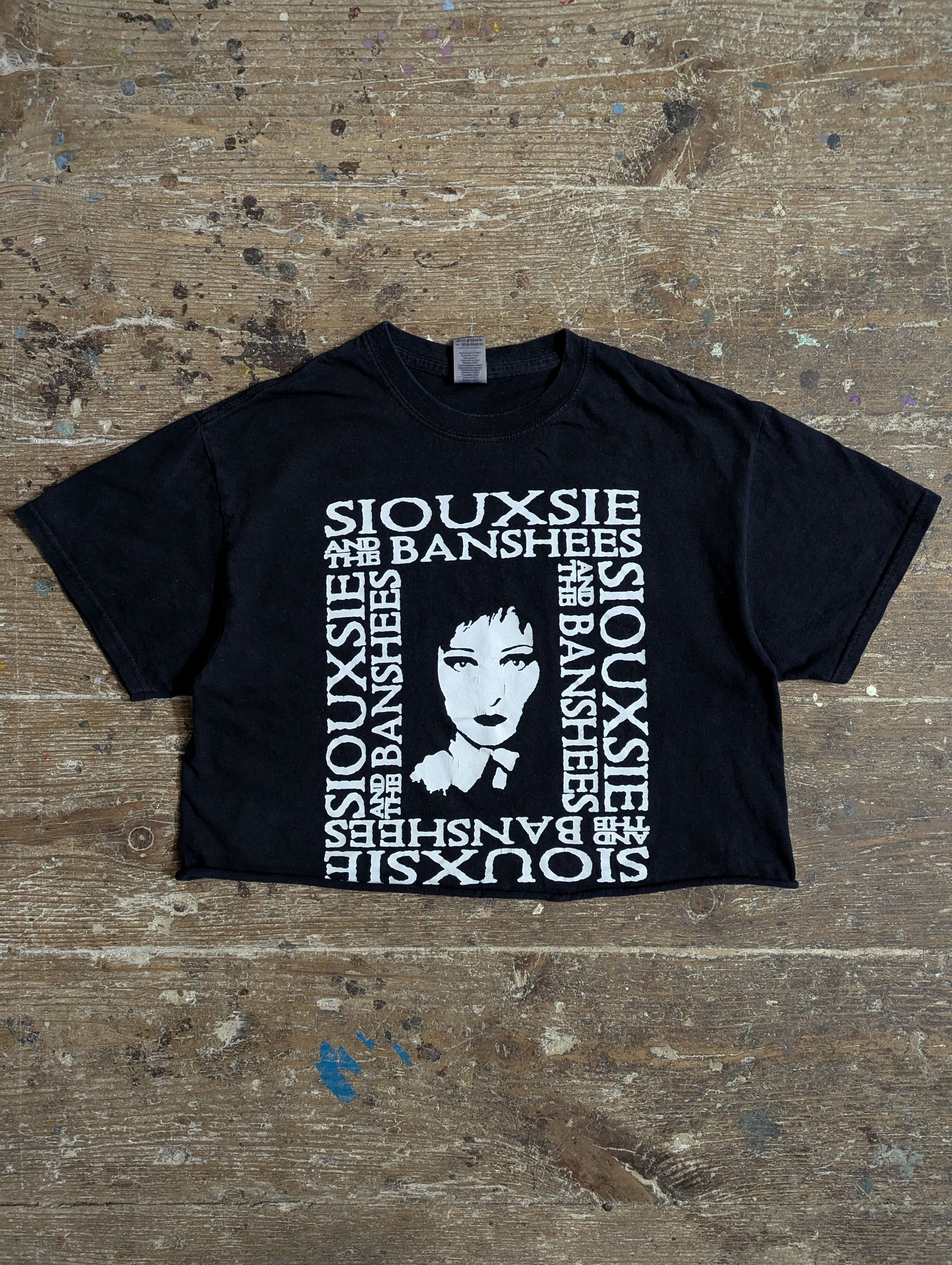 Band Tees 00s Siouxsie And The Banshees Cropped T Shirt Size M / US 6-8 / IT 42-44 - 1 Thumbnail