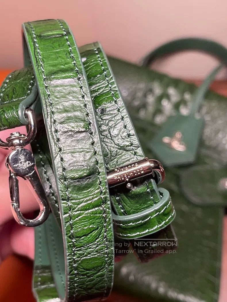 Vivienne Westwood Vivienne Westwood size os Green crocodile leather handbag w Size ONE SIZE - 5 Thumbnail