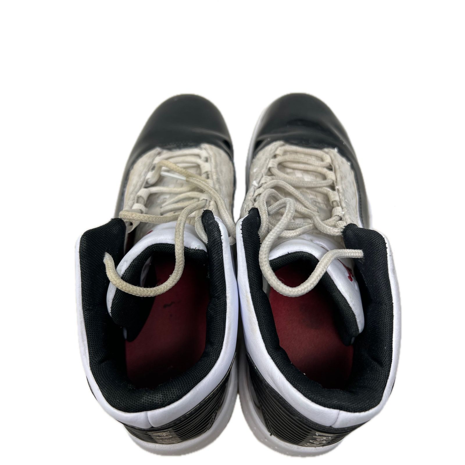 Nike Nike Jordan Max Aura 2 White Black Gym Red Mens 10.5 Size US 10.5 / EU 43-44 - 6 Thumbnail