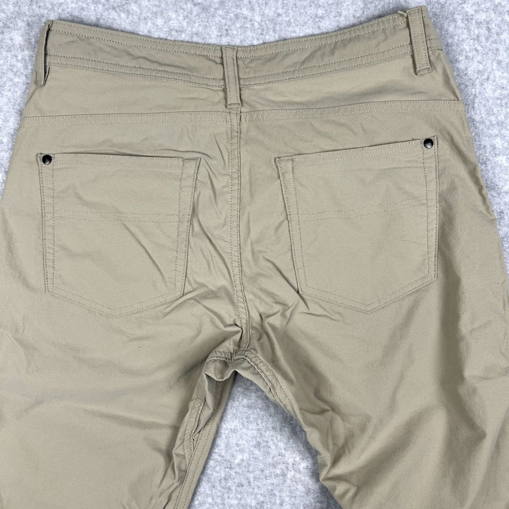 Vintage Western Rise Pants Mens 30 Beige Evolution Stretch Performance Tech 30x31 Hiking Size US 30 / EU 46 - 4 Thumbnail