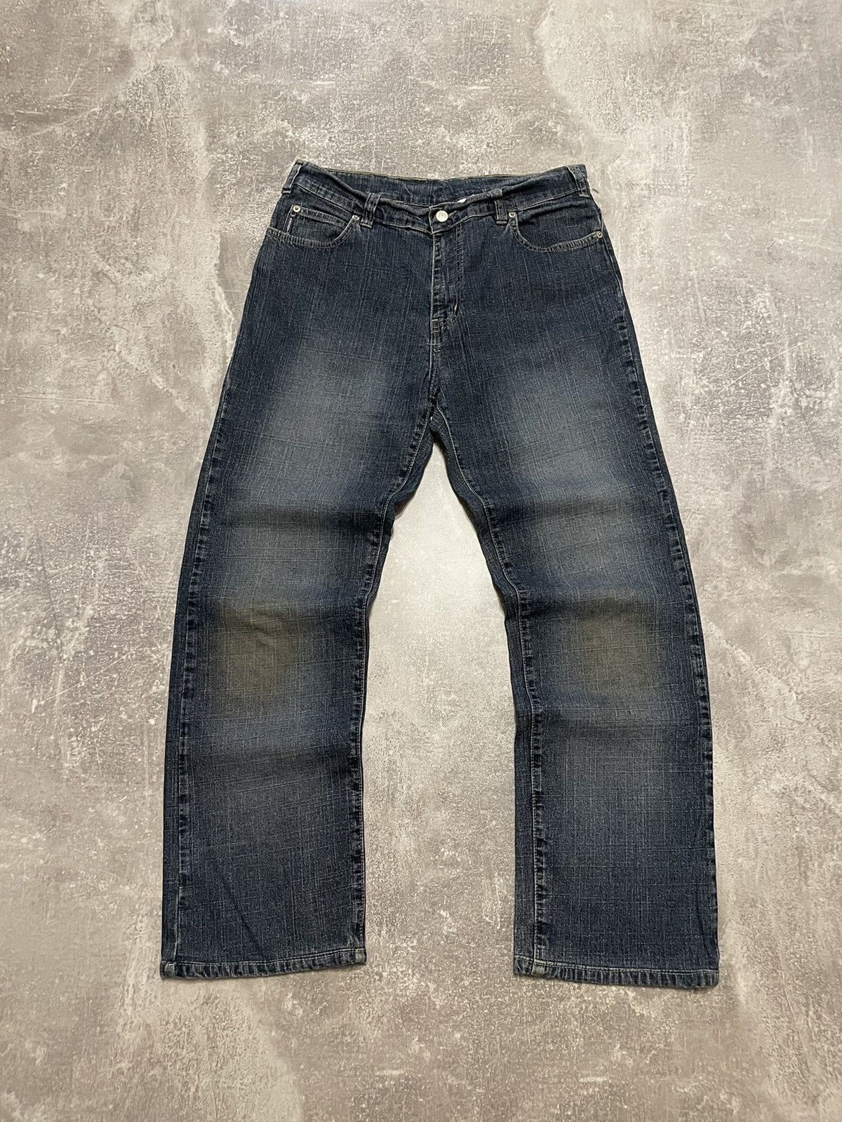 Armani Vintage Armani Jeans Metal Logo Distressed Denim Jeans Size US 34 / EU 50 - 6 Thumbnail