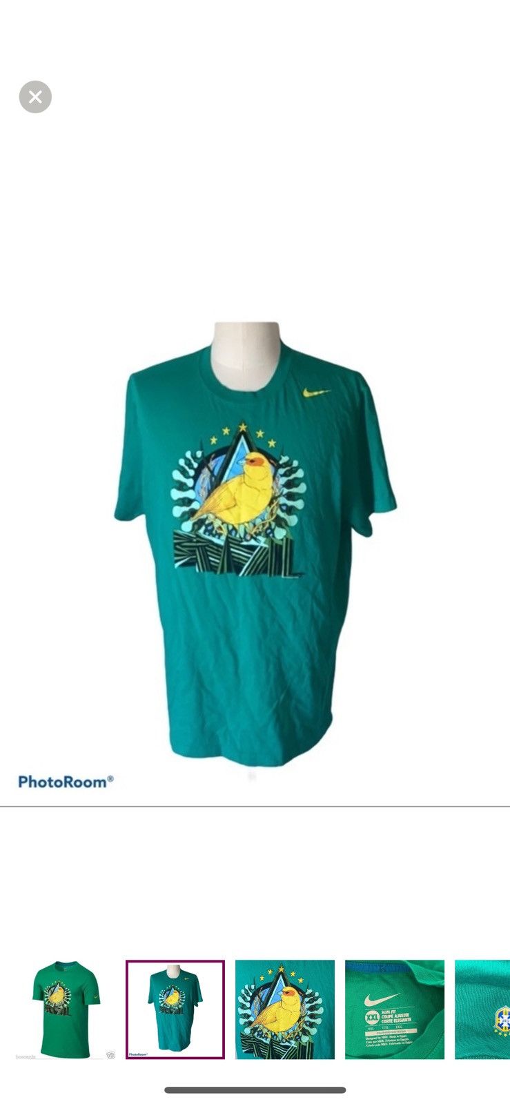 Nike Nike XXL Brazil World Cup tee Size US XXL / EU 58 / 5 - 1 Thumbnail