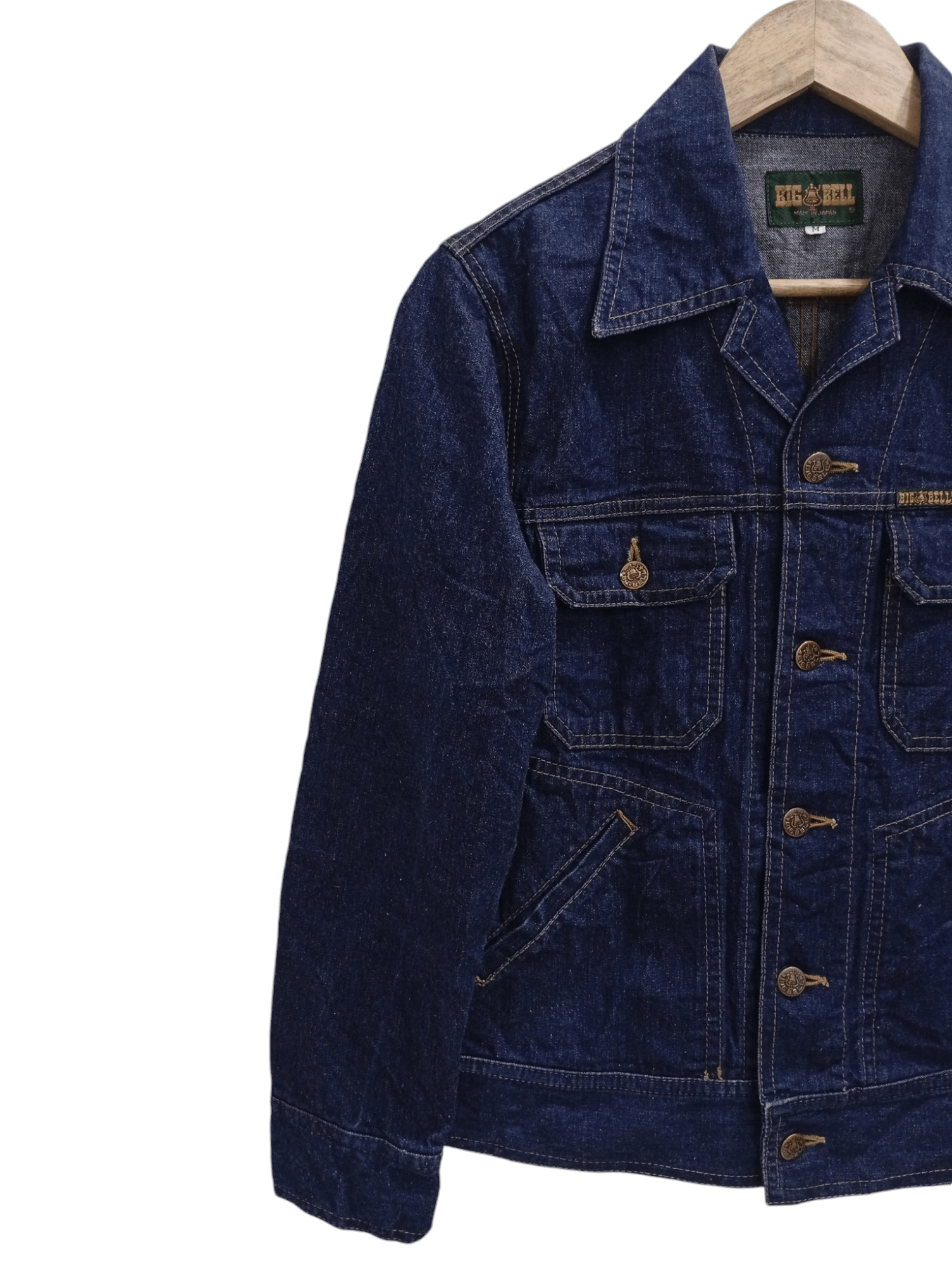 Japanese Brand × Vintage 🔥🔥Vintage Big Bell Denim Trucker Jacket Size US M / EU 48-50 / 2 - 2 Thumbnail