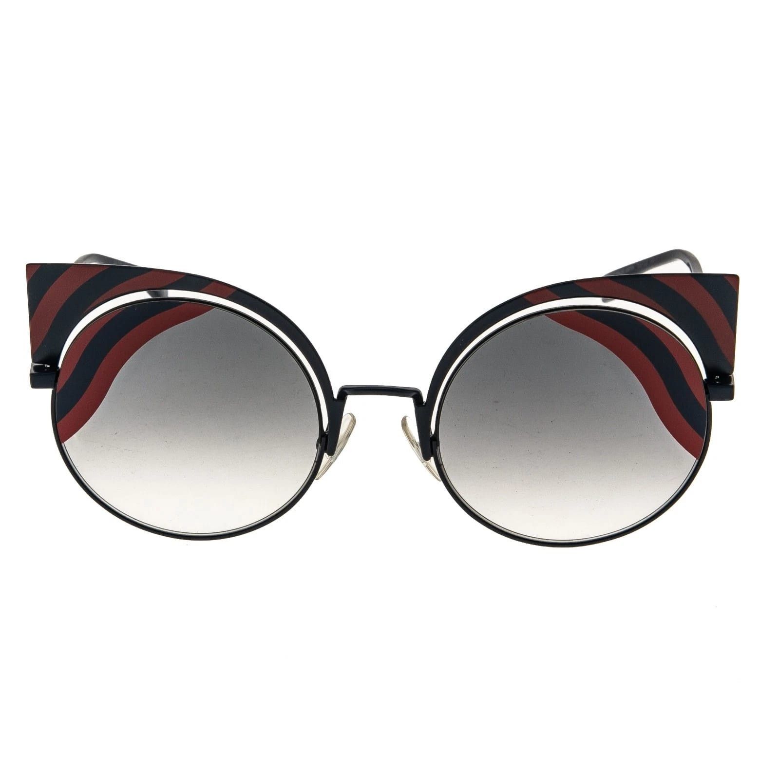 Fendi FENDI FF0215S HYPNOSHINE 0215 Navy Blue Red Fashion Sunglass Size ONE SIZE - 6 Thumbnail
