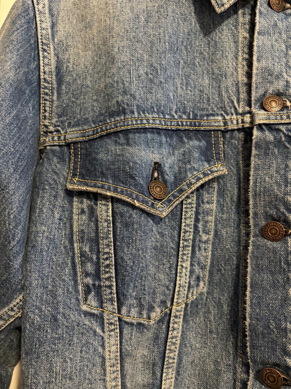 Full Count & Co. FullCount Dartford Type 3 Jacket - Hand Distressed sz 42 Size US L / EU 52-54 / 3 - 4 Thumbnail
