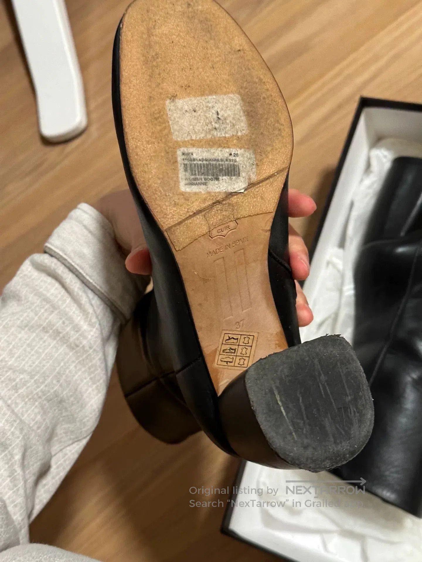 Japanese Brand Miista High-Heel Boots Size 37. Size US 6 / IT 36 - 9 Thumbnail