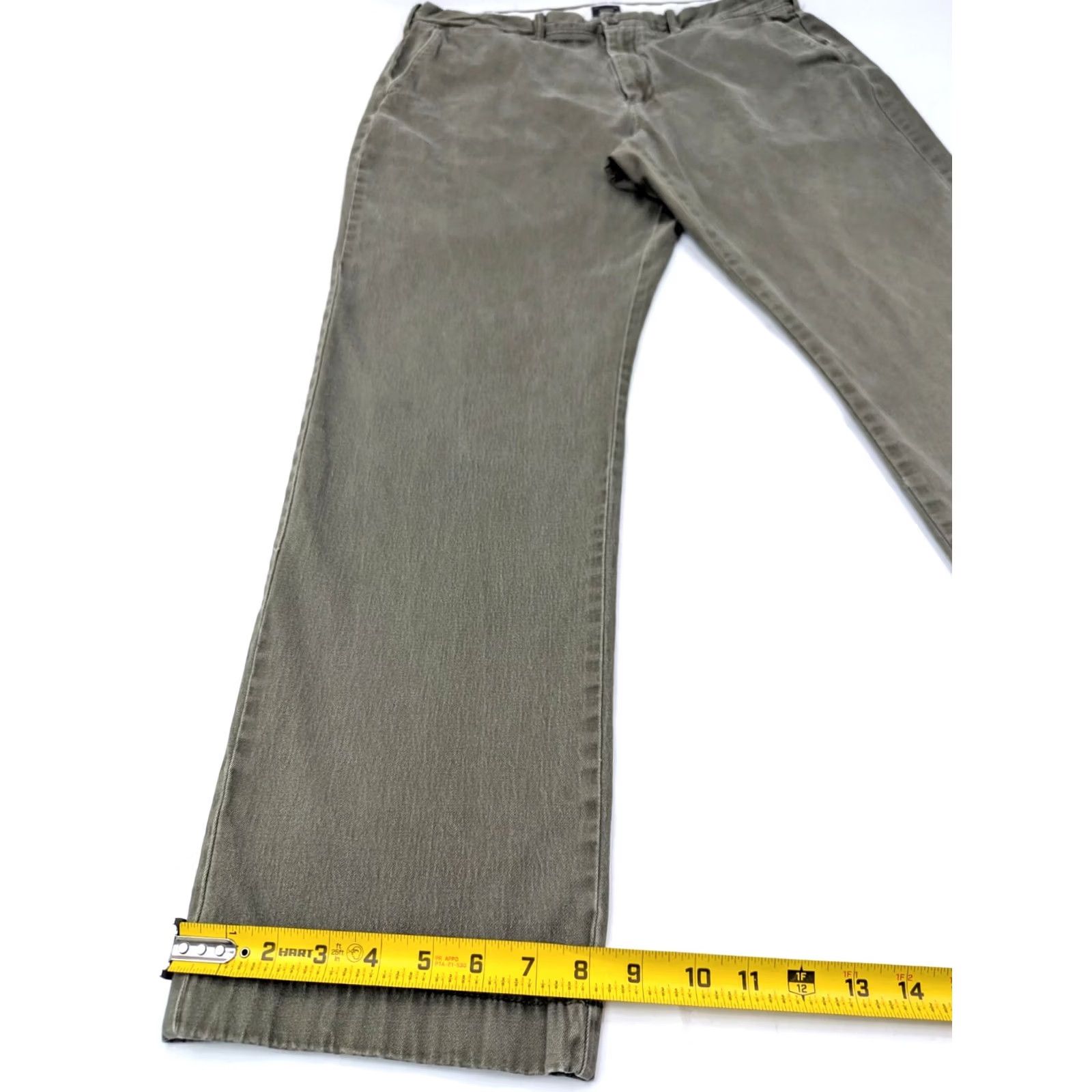 J.Crew J.CREW 1040 Athletic Taper Chino Pants Men 38x32 Olive Green Size US 38 / EU 54 - 2 Thumbnail