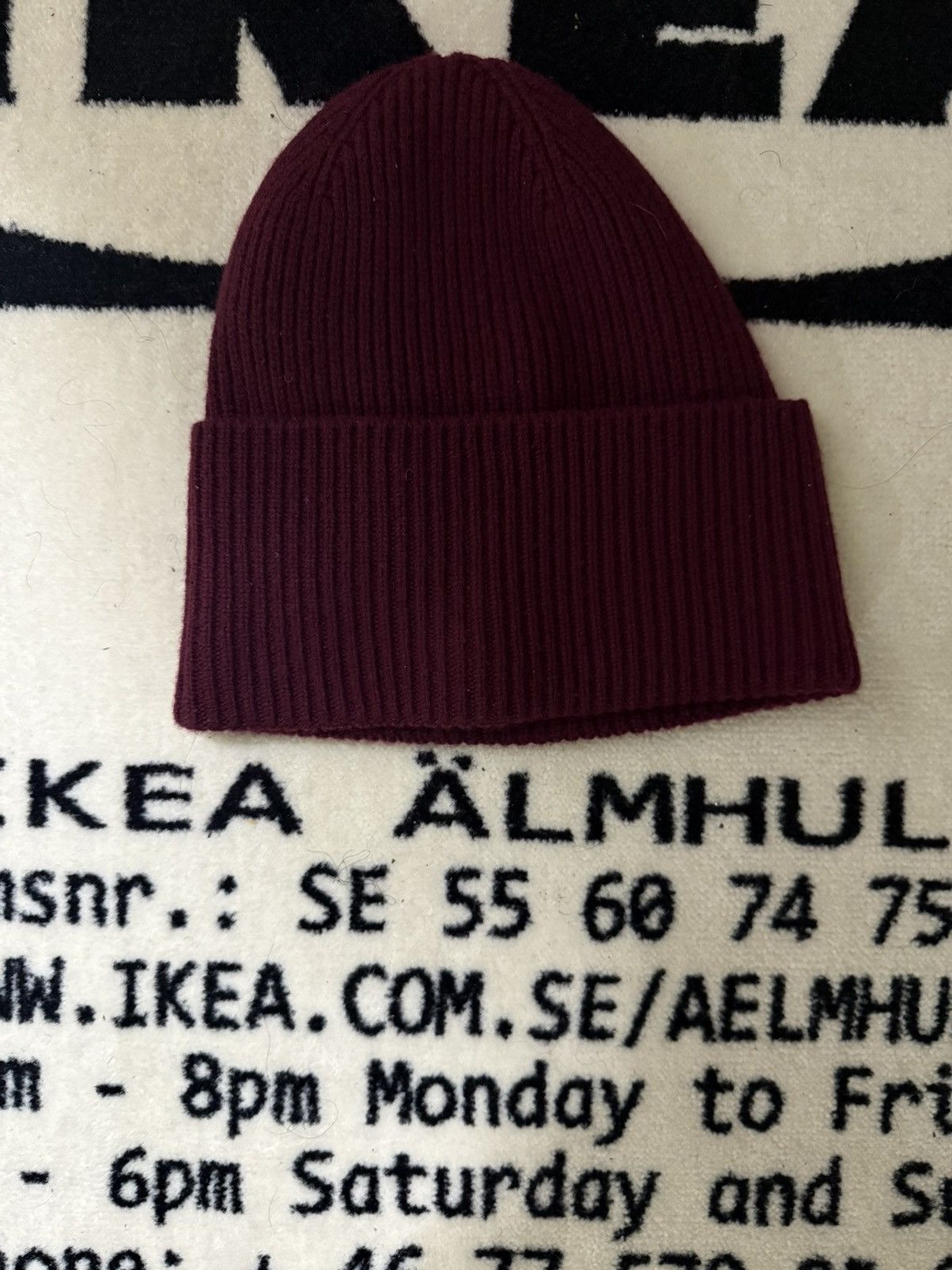 Moncler Moncler Berreto Double Logo Rib Knit Beanie Size ONE SIZE - 2 Thumbnail