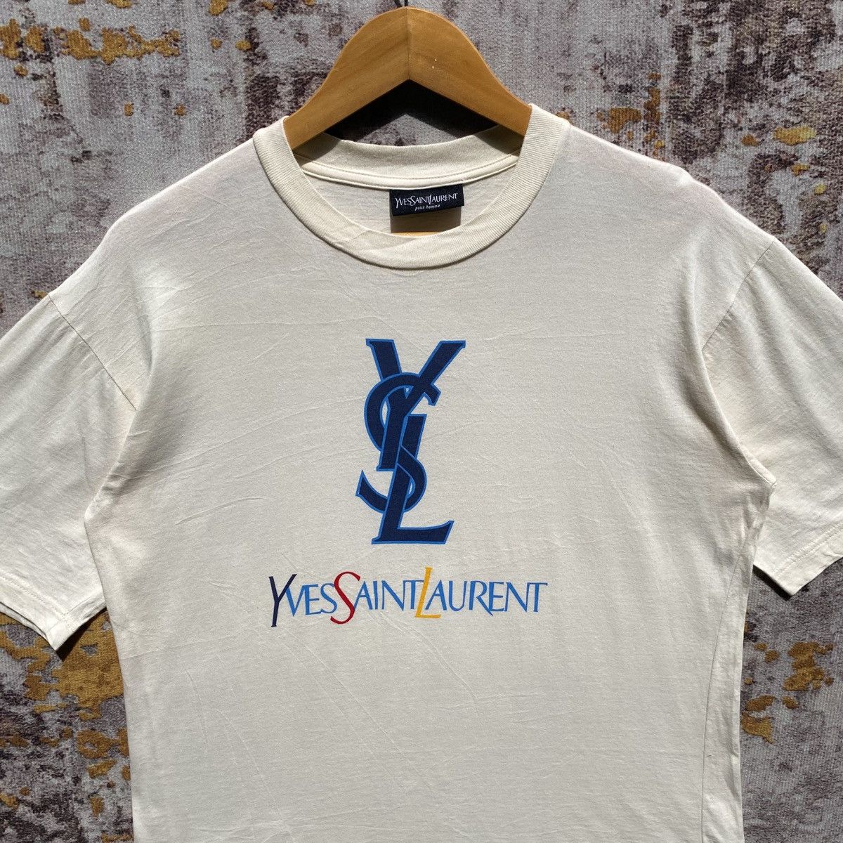 Yves Saint Laurent Vintage 90s Yves Saint Laurent Shirt Boxy YSL Luxury Brand Size US M / EU 48-50 / 2 - 7 Thumbnail