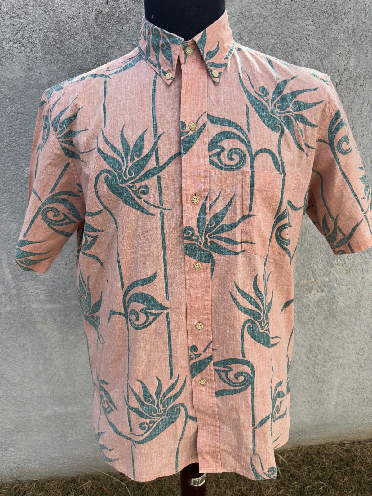 Reyn Spooner Reyn Spooner Alfred Shaheen Hawaiian Print Pink Men's Medium Size US M / EU 48-50 / 2 - 1 Thumbnail