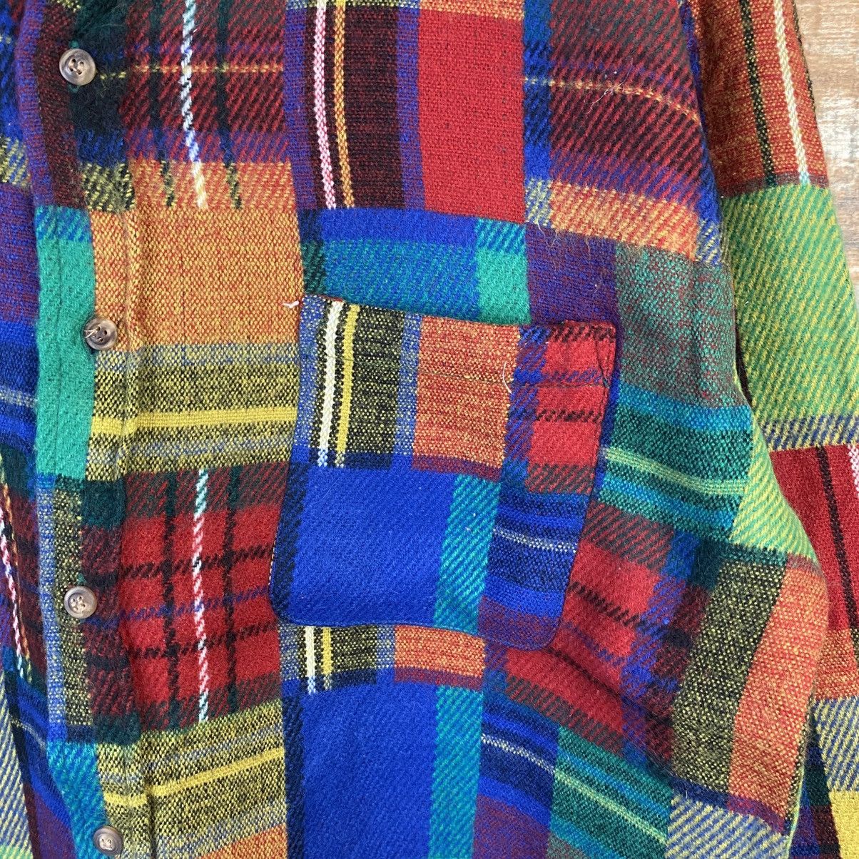 Japanese Brand DL Jungle Strom checkered Red Shirt #C909 Size US L / EU 52-54 / 3 - 9 Thumbnail