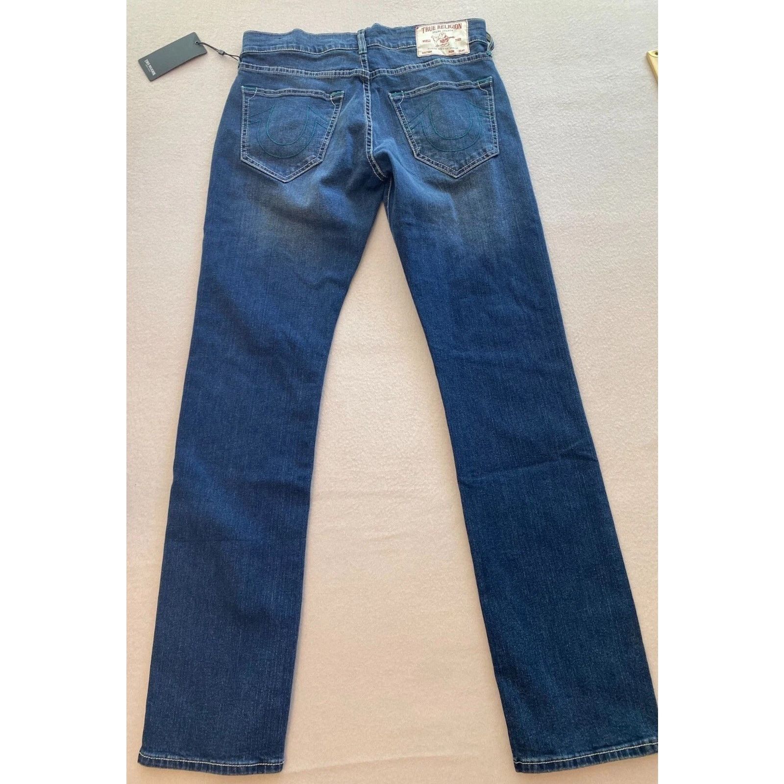 True Religion True Religion Ricky Jeans Mens Size 30 Relaxed Straight NWT Size US 30 / EU 46 - 2 Thumbnail