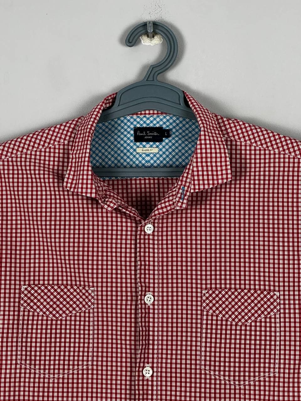 Paul Smith Paul Smith Vintage Check Plaid Short Sleeve Shirt Size US L / EU 52-54 / 3 - 4 Thumbnail