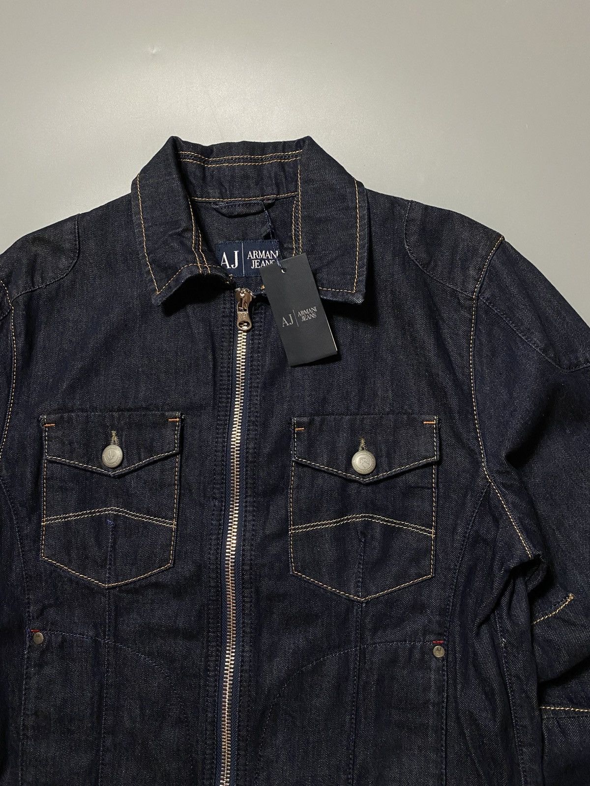 Armani Armani Jeans vintage denim jacket NEW Size US L / EU 52-54 / 3 - 4 Thumbnail