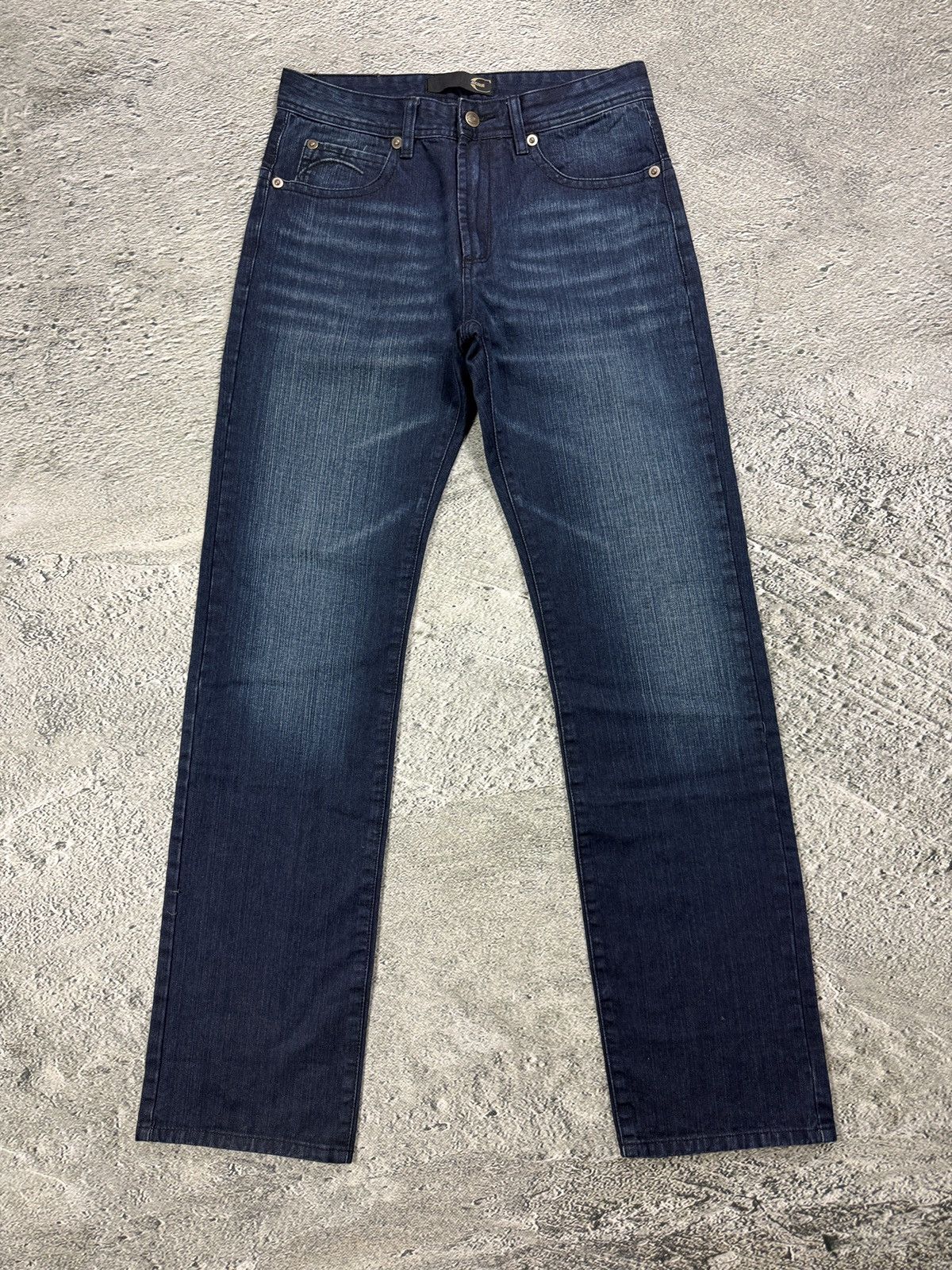 Just Cavalli Just Cavalli Jeans Embroidery dark navy blue Size US 31 - 4 Thumbnail