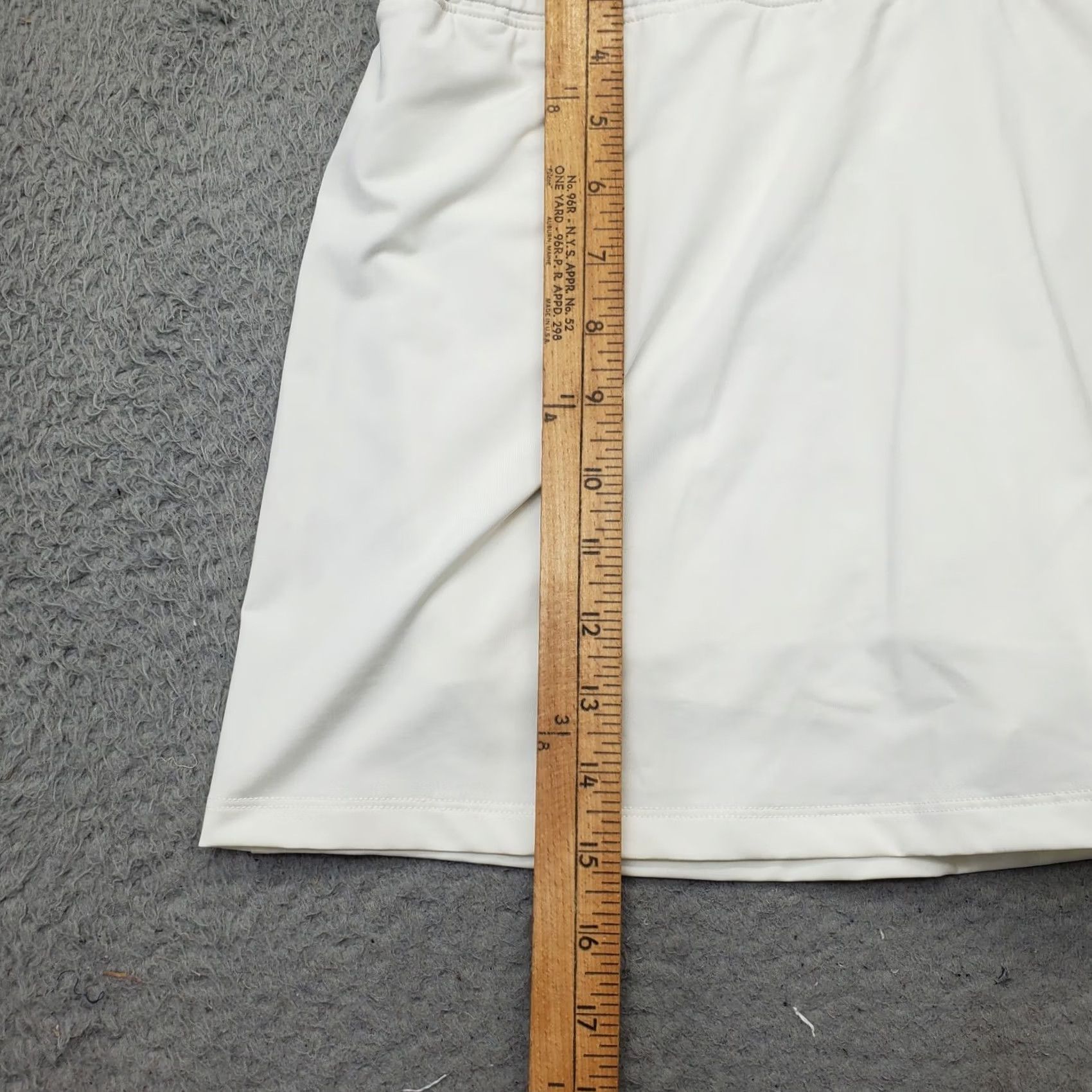 Prince Prince Tennis Performance Skort Women L White Athletic Elastic Waist Pull On Size ONE SIZE - 3 Thumbnail