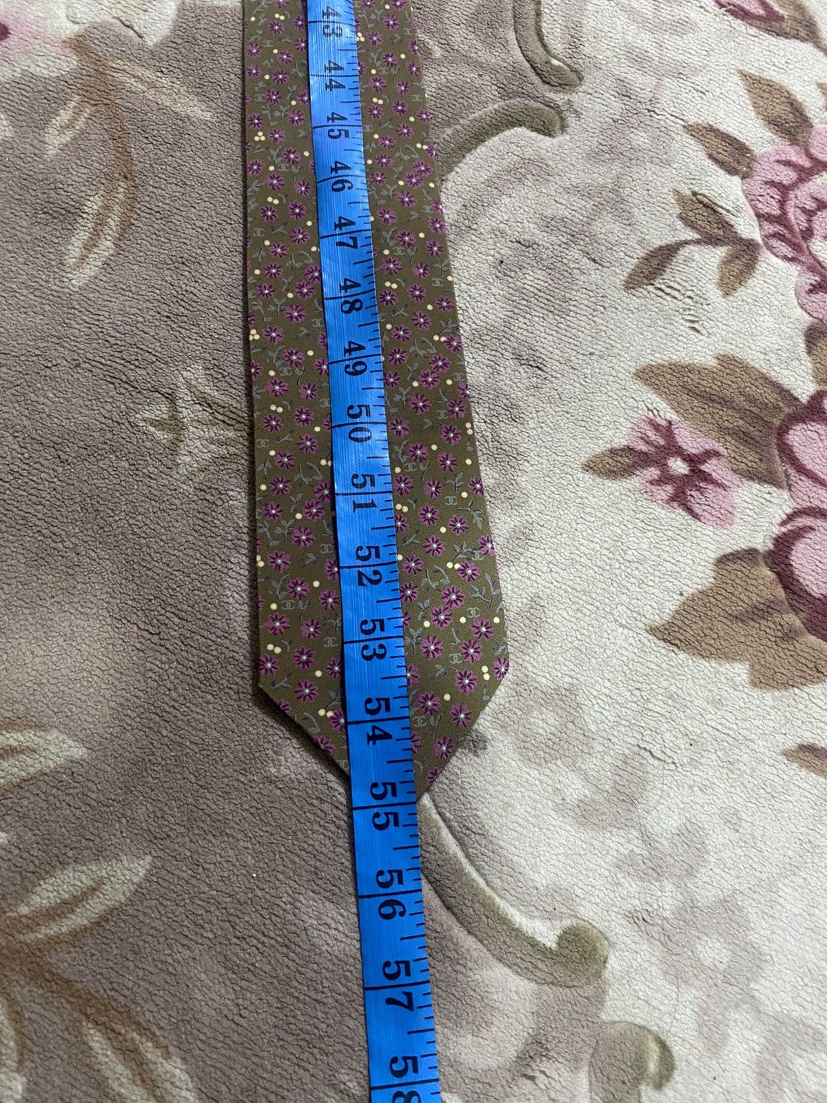 Chanel Chanel Silk Designer Mens Tie - Menswear Accessory Classic Size ONE SIZE - 9 Thumbnail