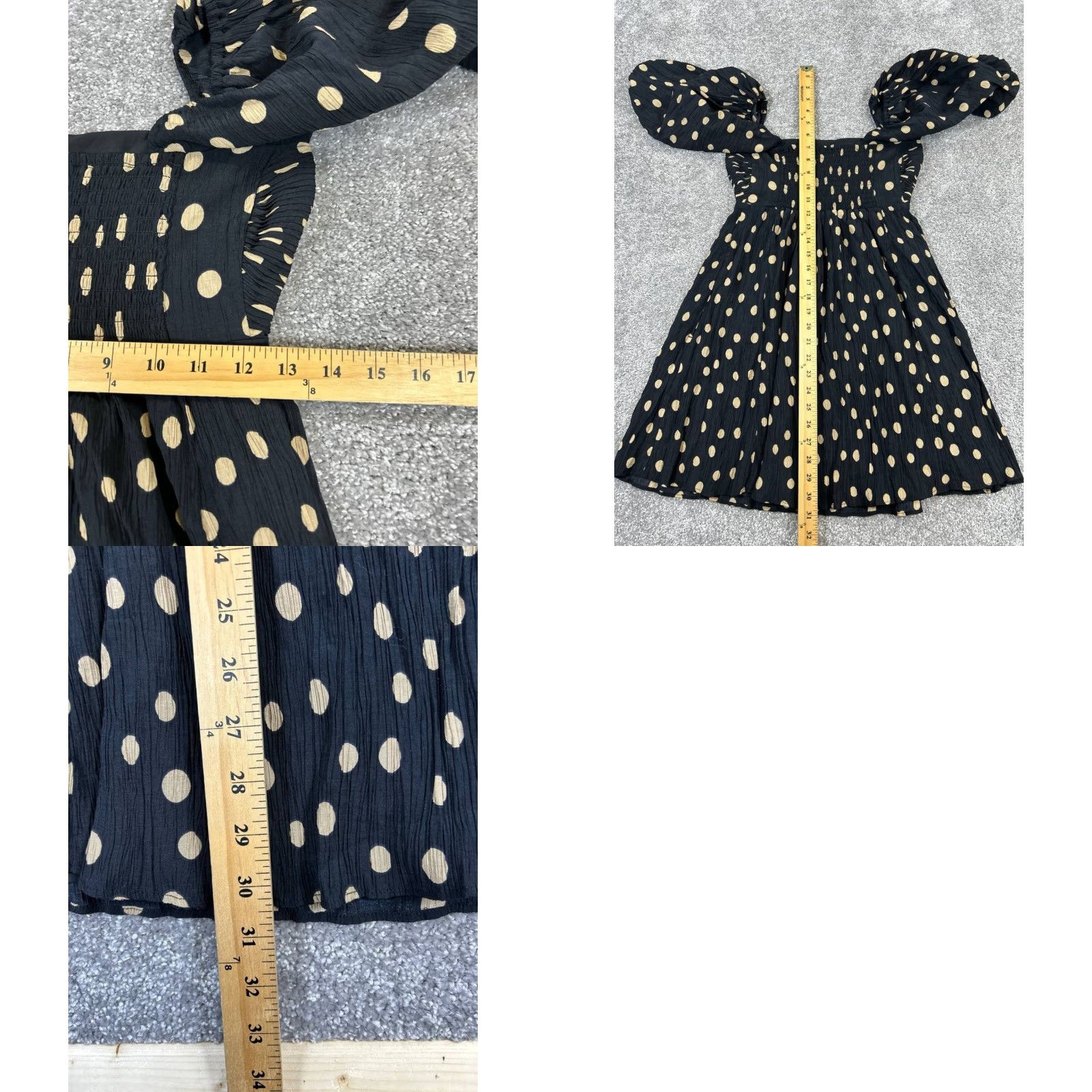 Abercrombie & Fitch VINTAGE Abercrombie & Fitch Dress Womens Small Floral Summer Short Sleeve Puff Sleeve Casual Blouson Size S / US 4 / IT 40 - 8 Thumbnail
