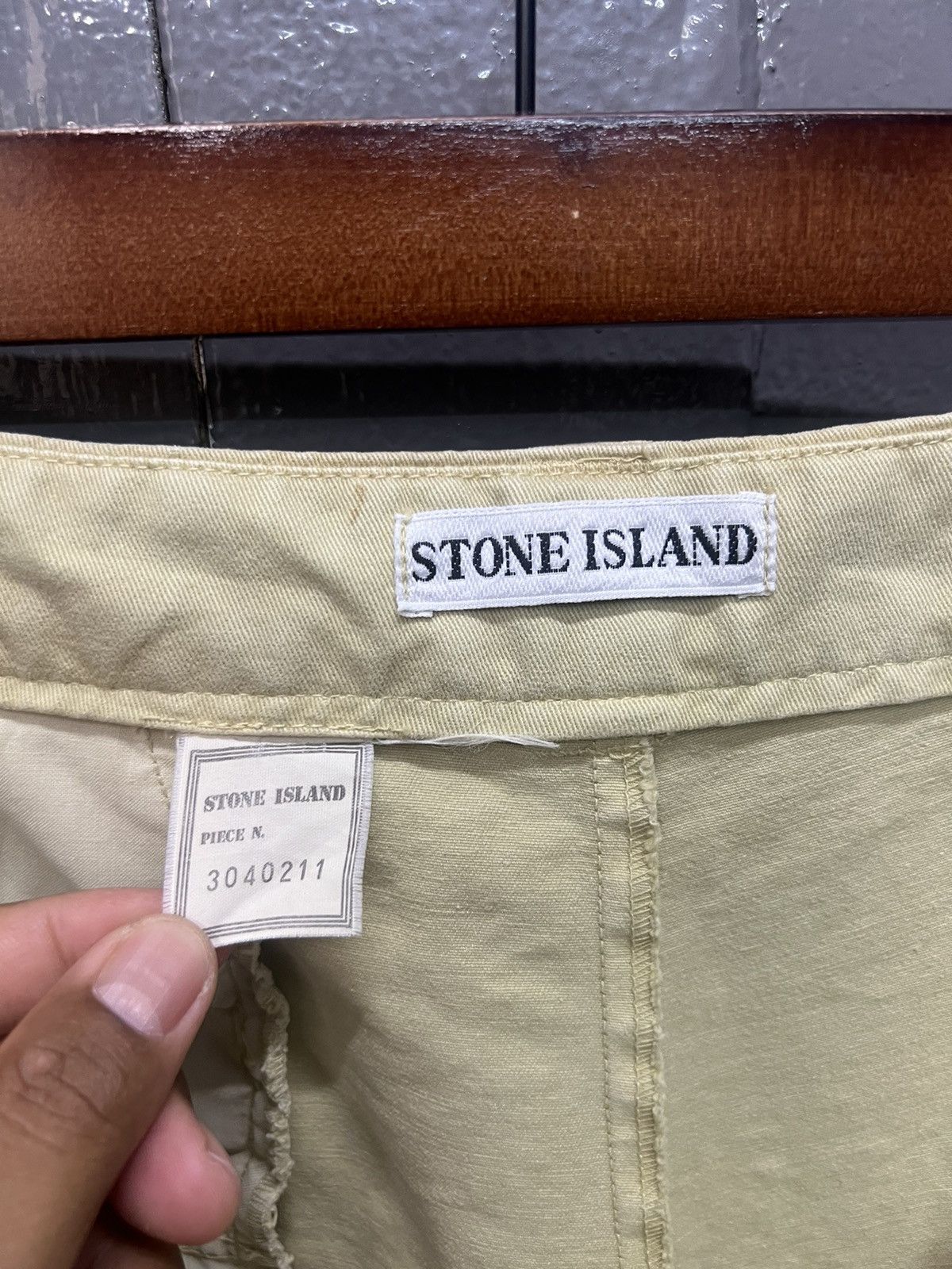 Stone Island Vintage Stone Island Khakis Pants Size 31" Size US 31 - 9 Thumbnail