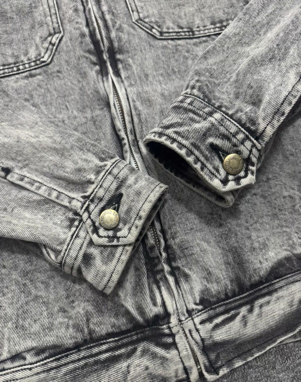 Deus Ex Machina Deus Ex Machina Washed Distressed Denim Jacket Size US M / EU 48-50 / 2 - 5 Thumbnail