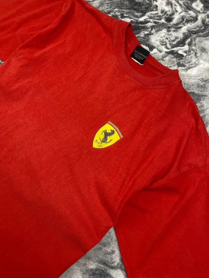 Ferrari Vintage Ferrari T-Shirt 1999 F1 Chrome Logo Chrome Horse Size US XL / EU 56 / 4 - 3 Thumbnail