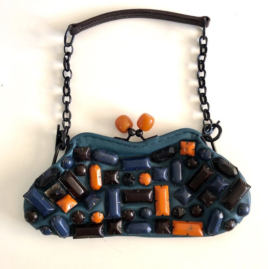 Other Jamin Puech Glam Clutch with Leather and Chain Handle Size ONE SIZE - 2 Thumbnail