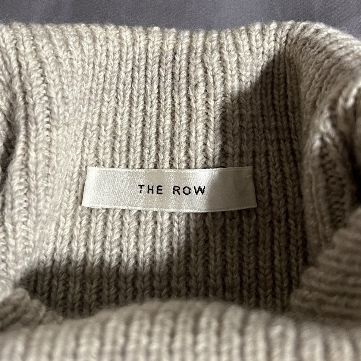 The Row The Row Robbie Ribbed Merino Wool Rollneck Sweater Size US S / EU 44-46 / 1 - 3 Thumbnail