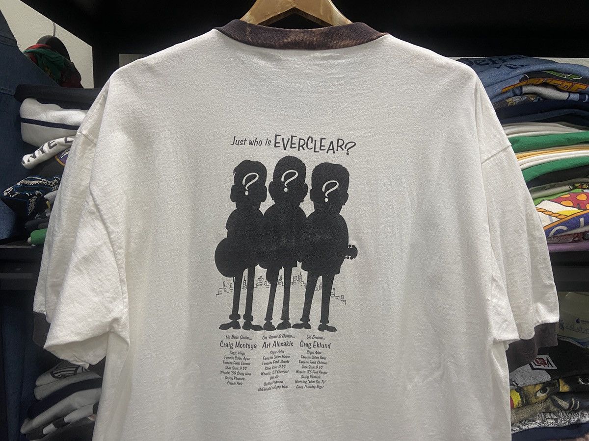 Vintage 90s Everclear Alternative Rock tour Band TShirt
