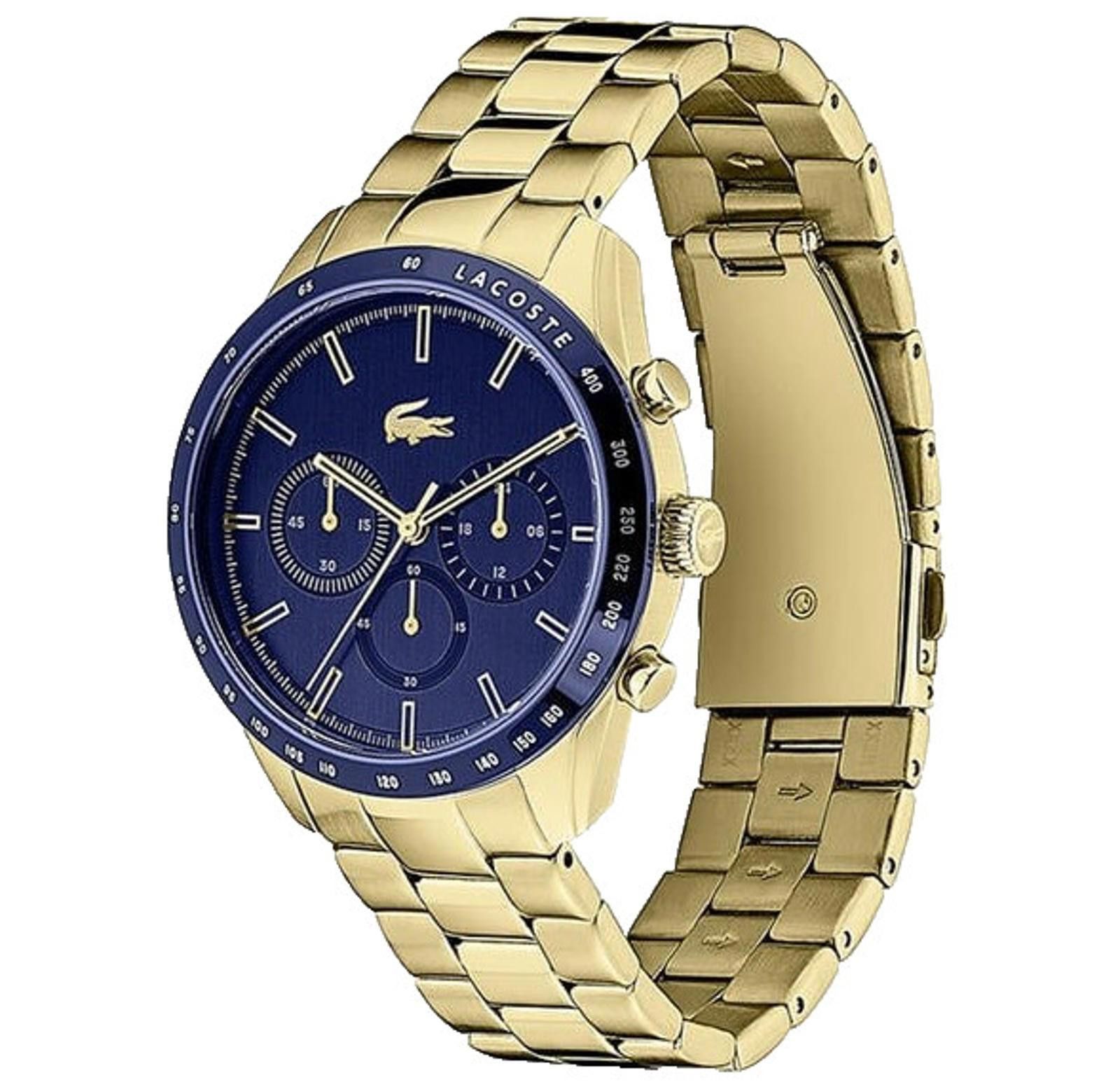Lacoste LACOSTE BOSTON CHRONOGRAPH 2011096 BLUE DIAL GOLD BRACELET Size ONE SIZE - 2 Thumbnail