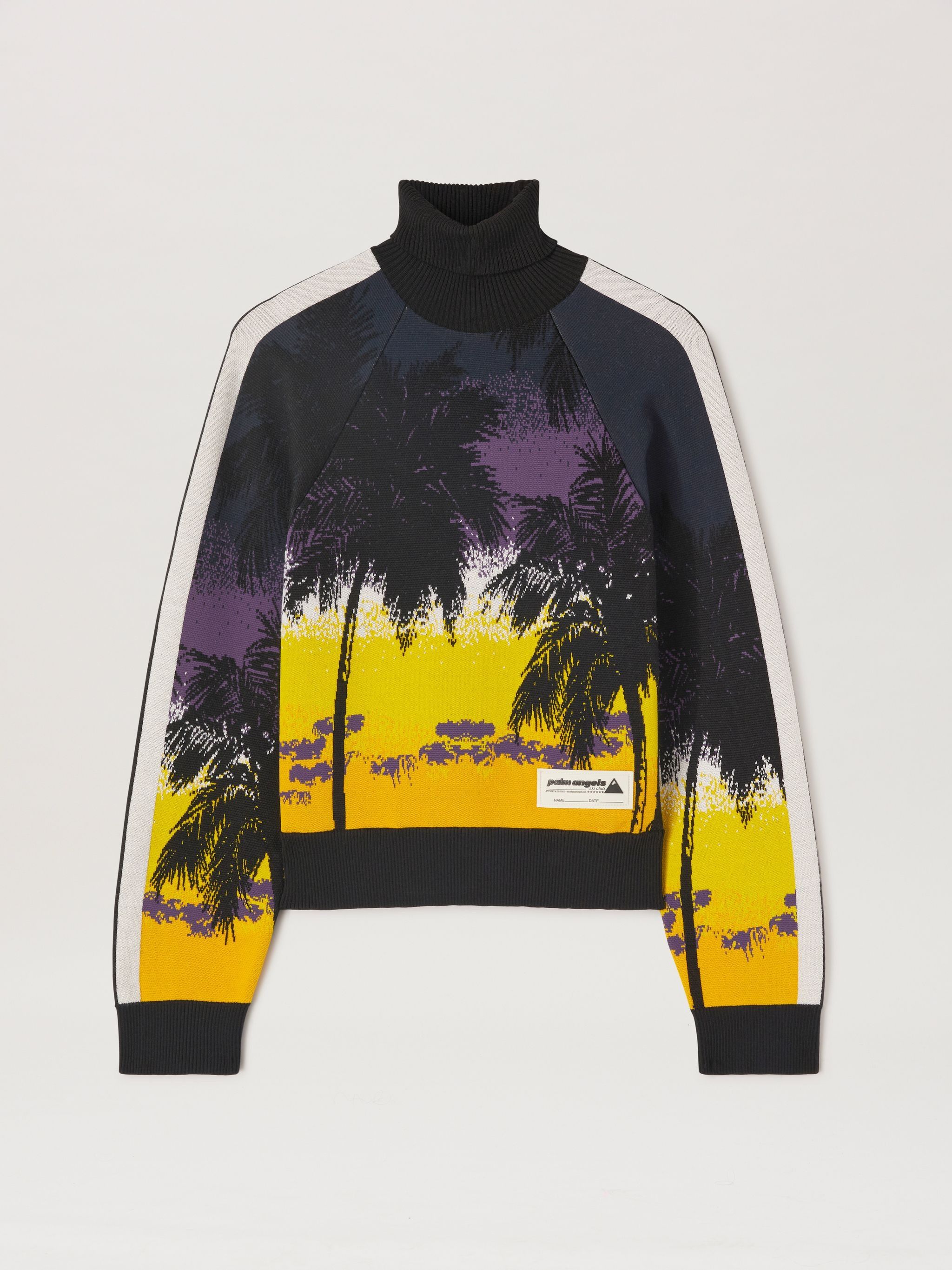 Palm Angels o1y1225 Turtleneck Sweater in Multicolor Size S / US 4 / IT 40 - 1 Thumbnail