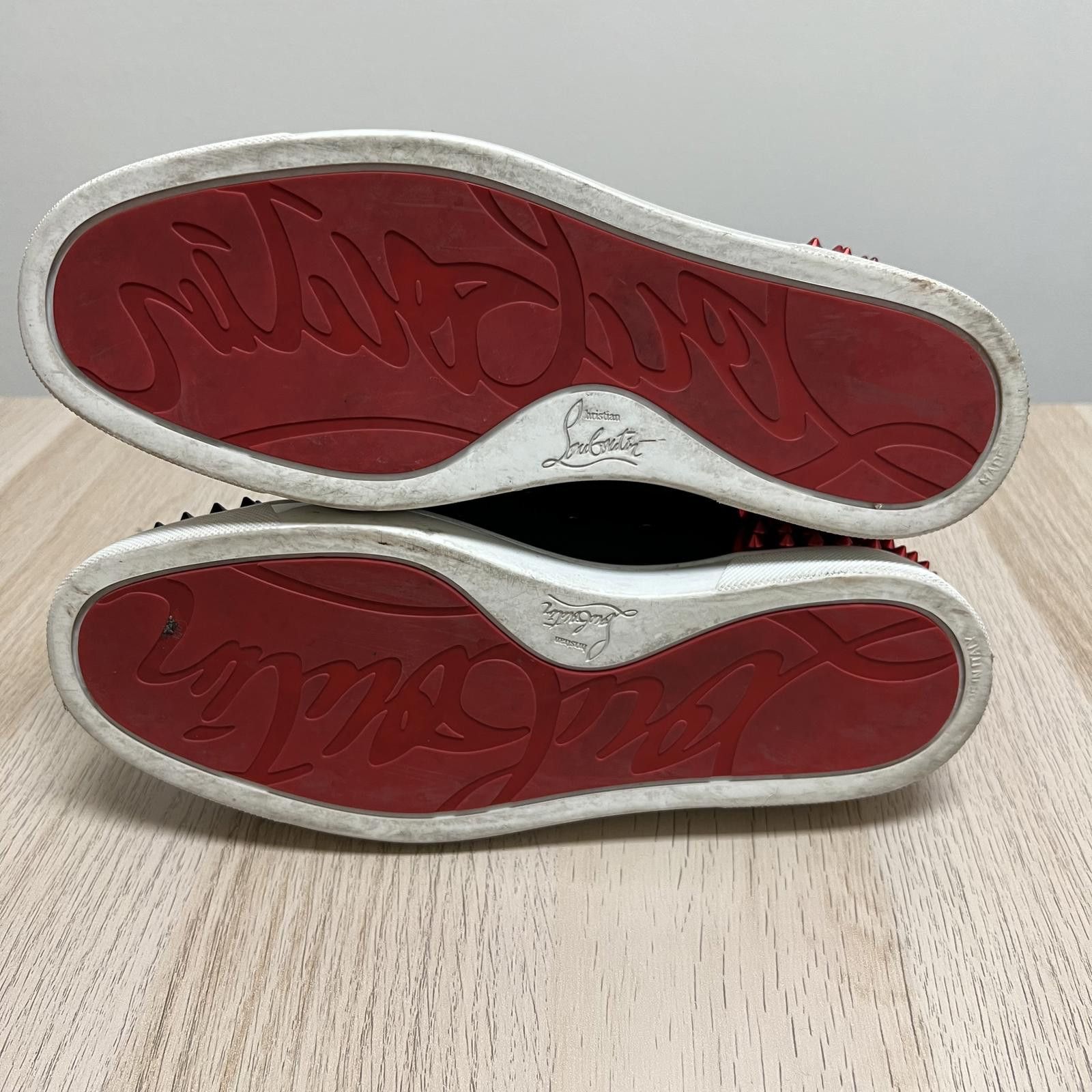 Christian Louboutin Christian Louboutin Spike High-Top Sneakers Size US 8.5 / EU 41-42 - 5 Thumbnail