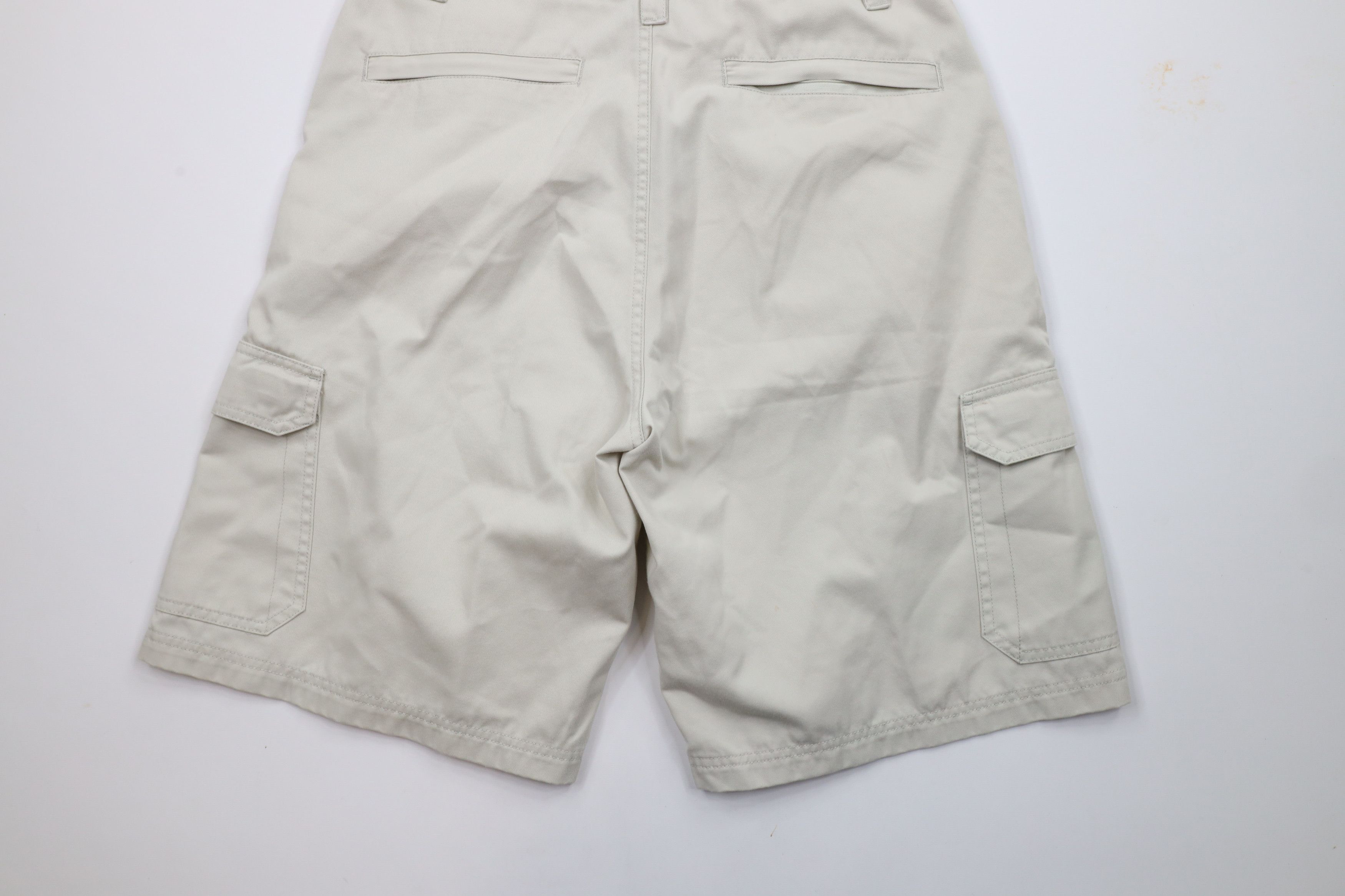 Gotcha × Vintage Vintage 90s Gotcha Surfing Baggy Fit Cargo Shorts Beige Size US 34 / EU 50 - 13 Thumbnail