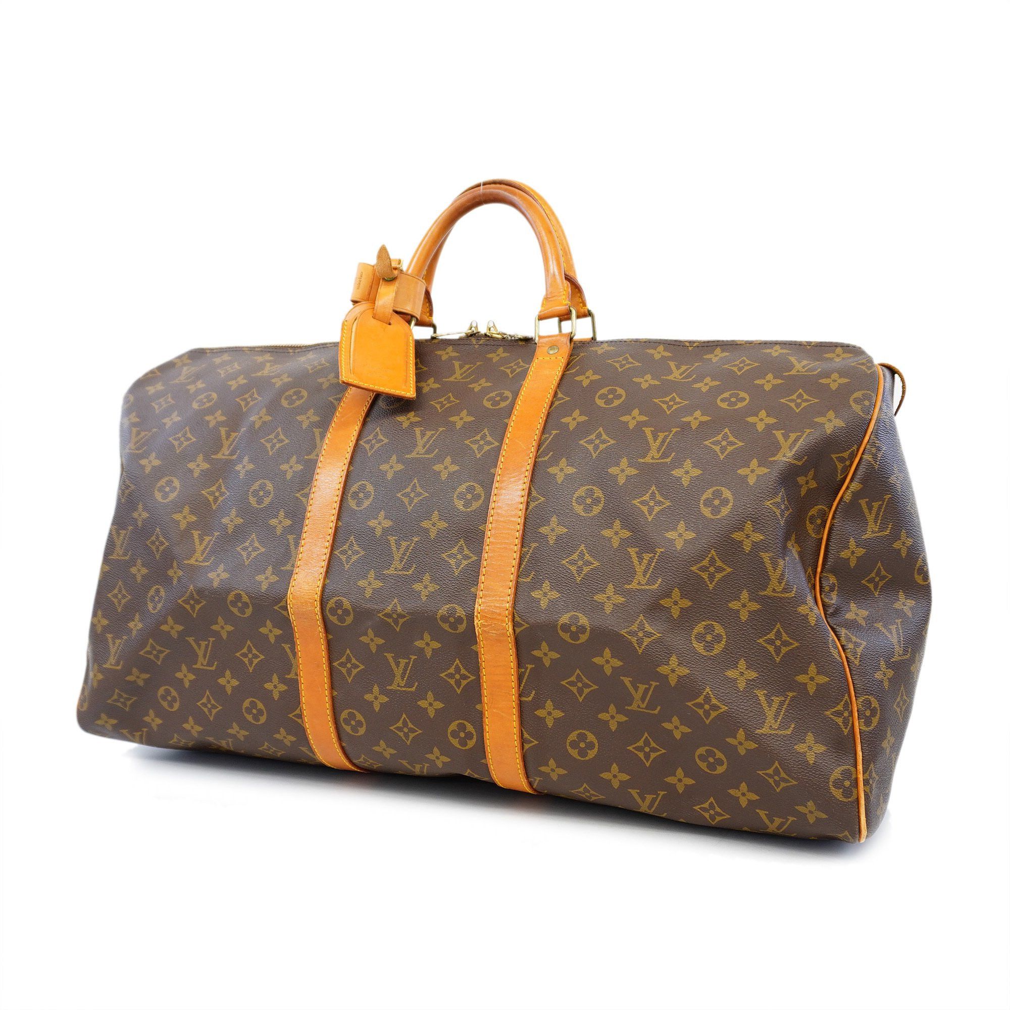 Auth Louis Vuitton Monogram Keepol 55 M41424 Men,Women,Unisex