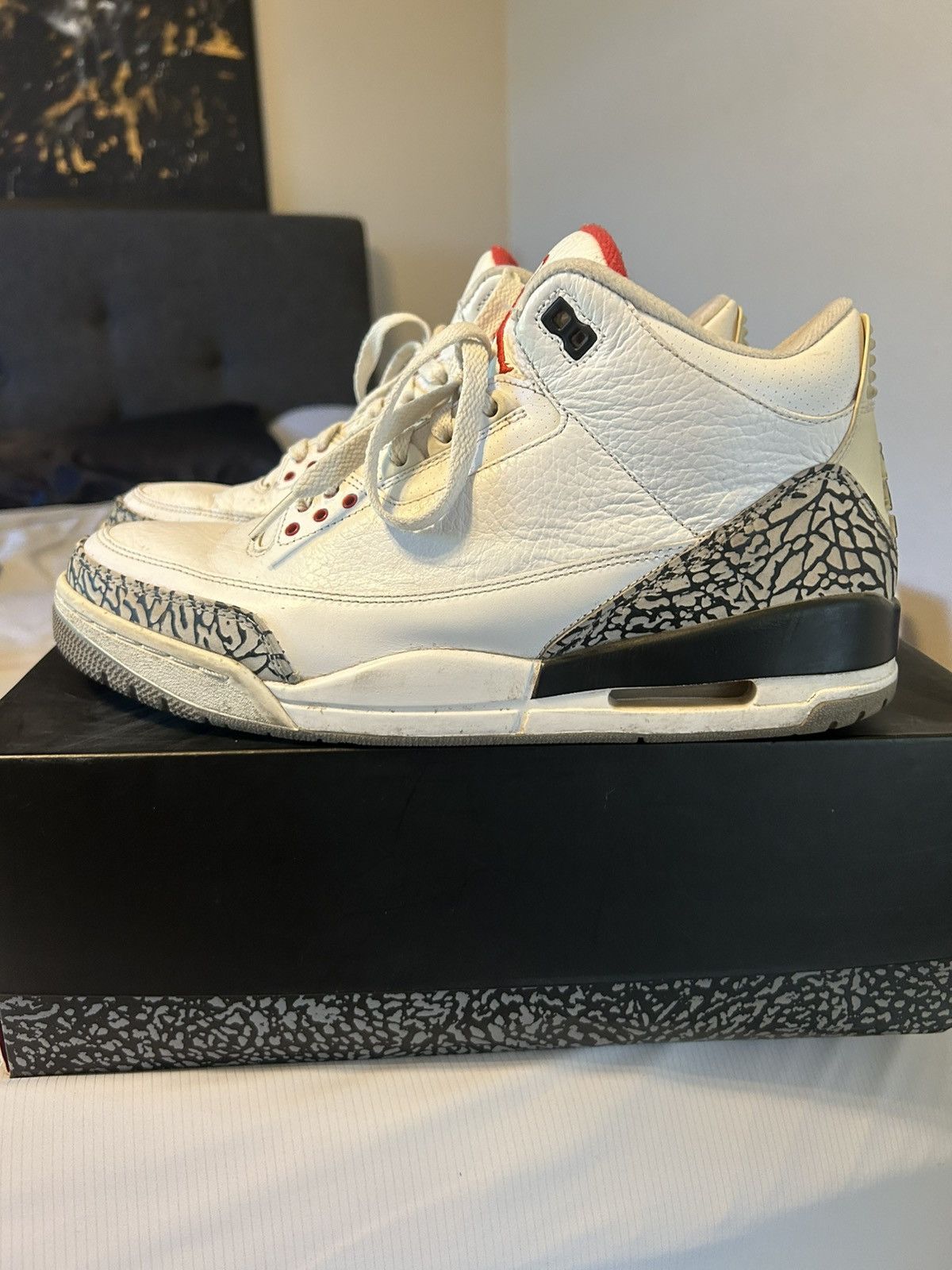 Jordan Brand White Cement Jordan 3 Size 11 Size US 11 / EU 44 - 1 Thumbnail