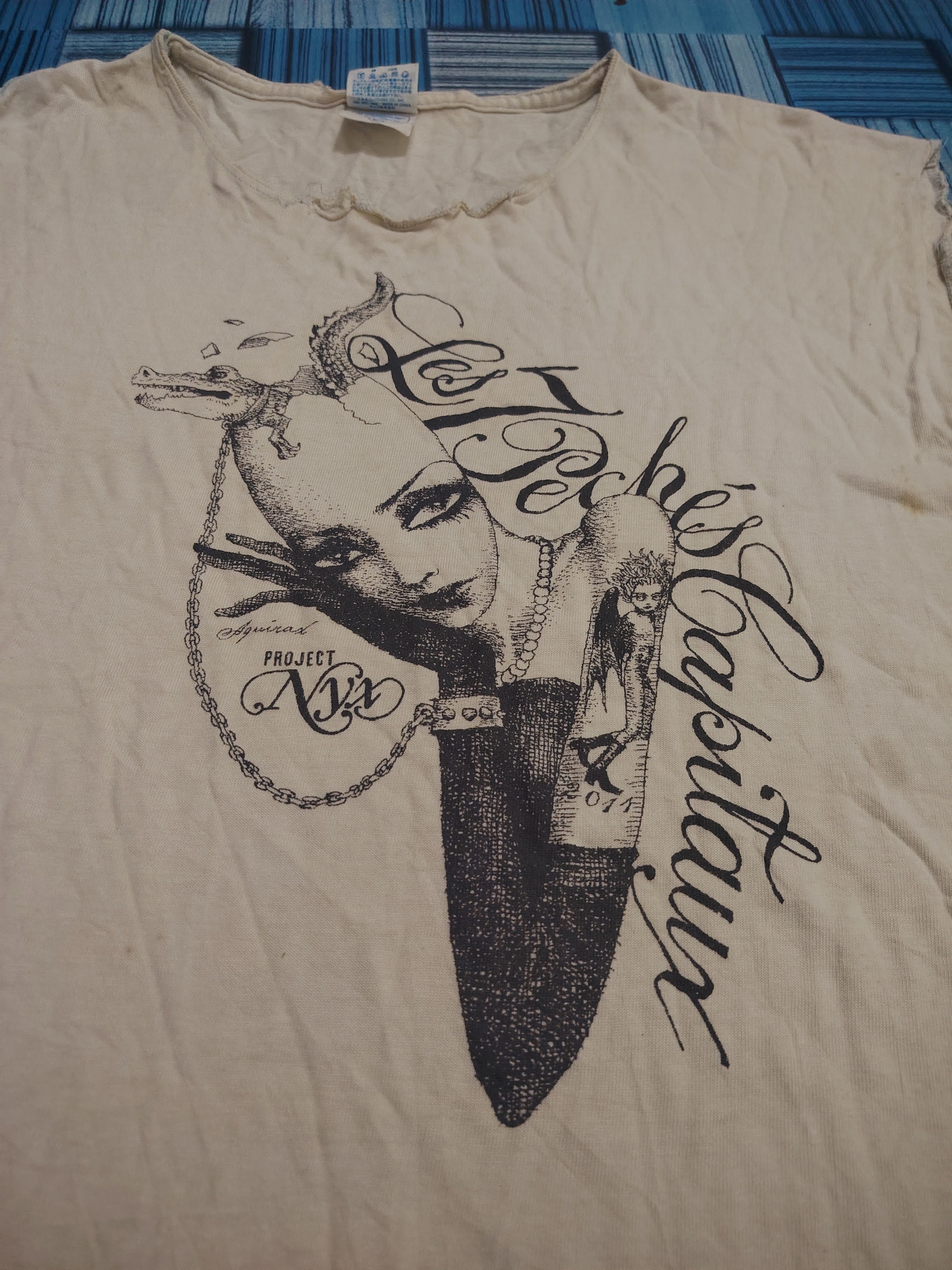 If Six Was Nine Rare Japanese project NYX seraphim diary Thrashed sleeveless Size US L / EU 52-54 / 3 - 3 Thumbnail