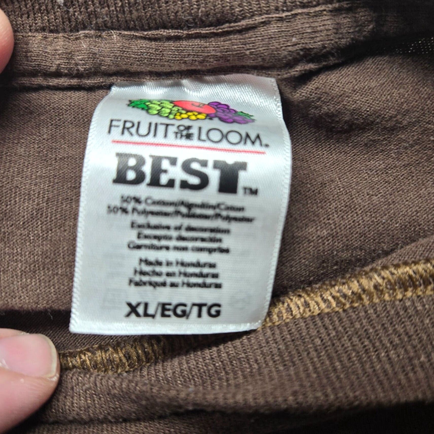Vintage Weyerhaeuser Solid T-Shirt Adult XL Brown USA Lightweight Mens Size US XL / EU 56 / 4 - 4 Thumbnail