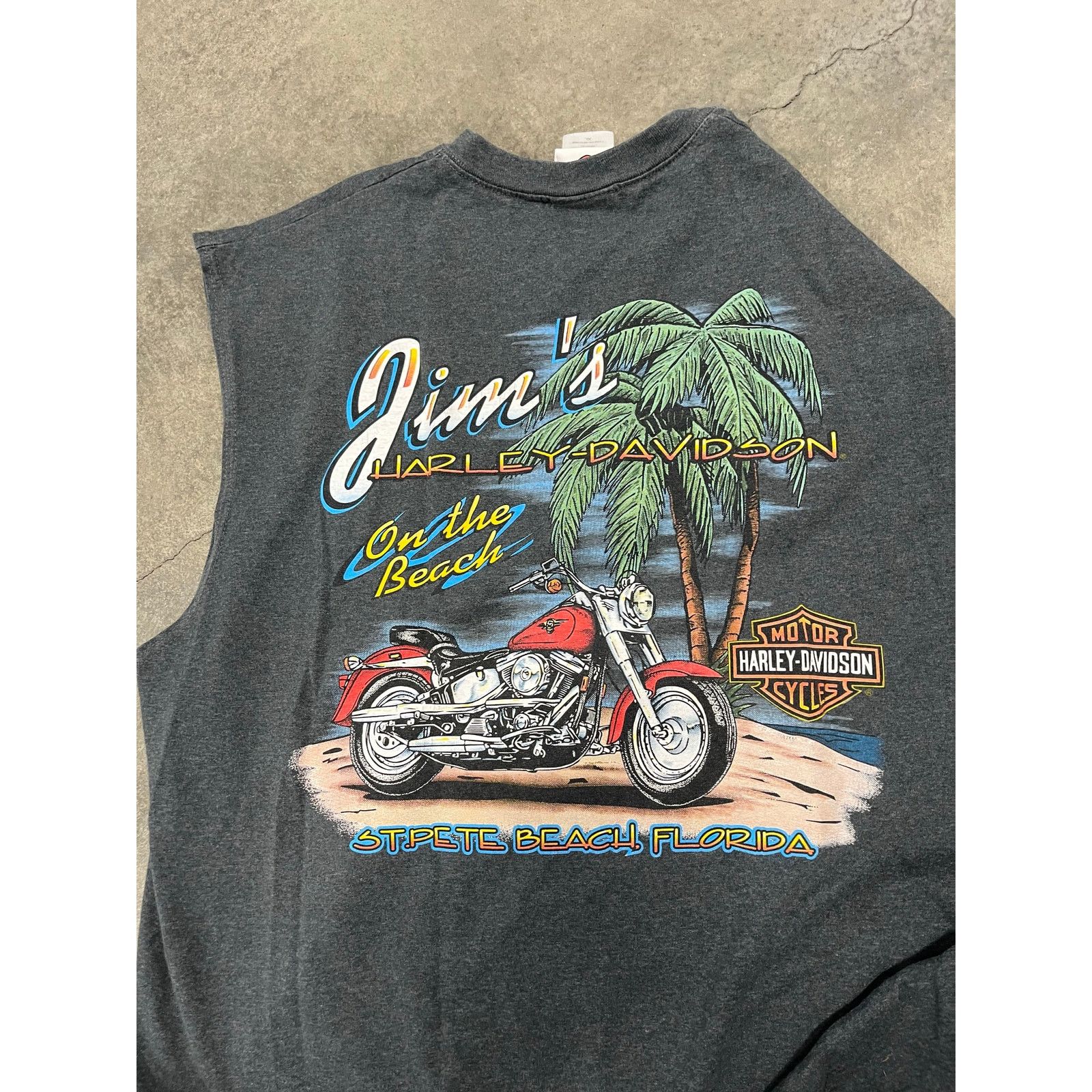 Harley Davidson Vintage Harley Davidson Logo at Pete’s beach Florida XL Size US XL / EU 56 / 4 - 5 Thumbnail