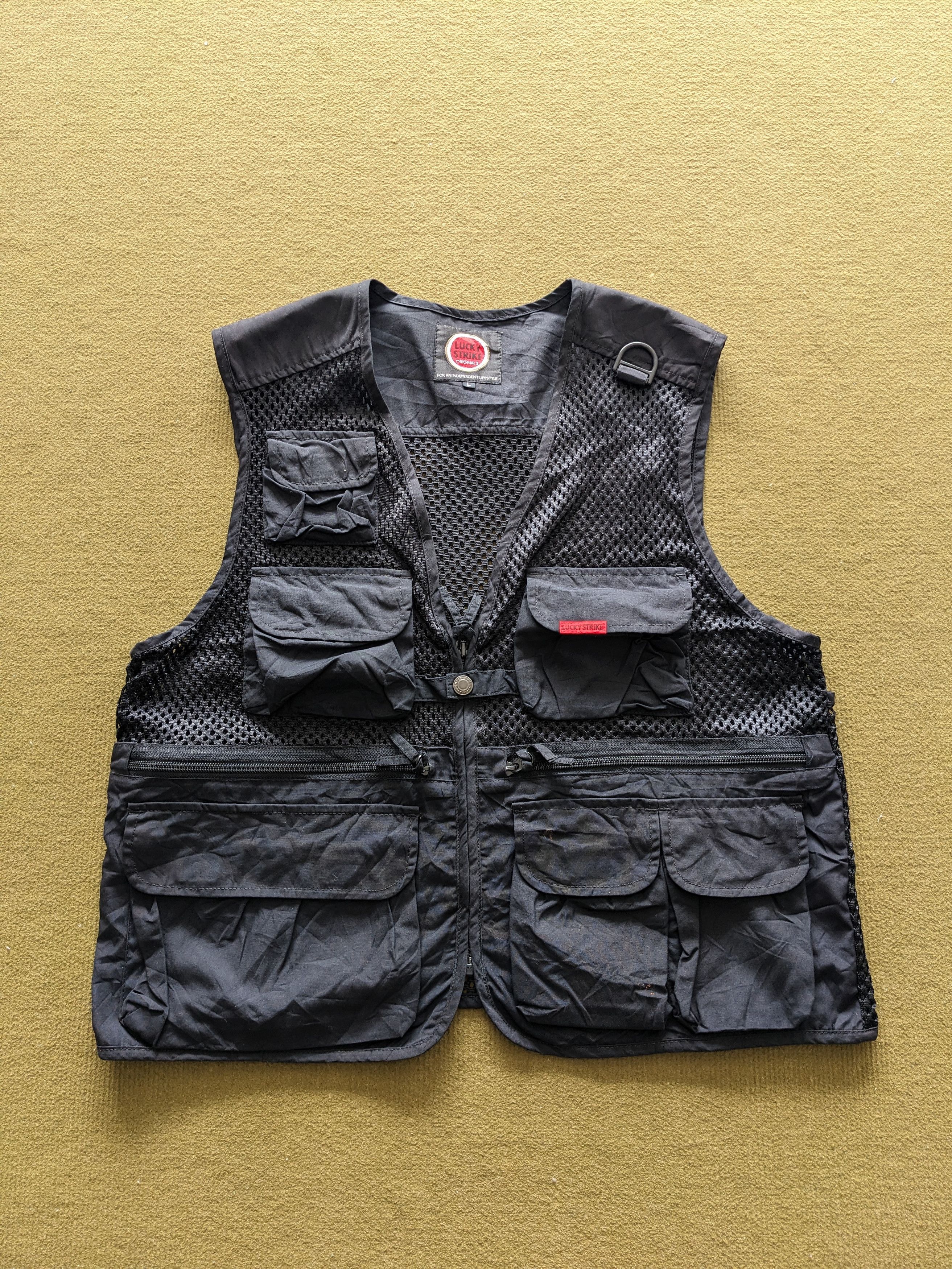 Other Vintage LUCKY STRIKE Racing Team Tactical Vest Size US L / EU 52-54 / 3 - 1 Thumbnail