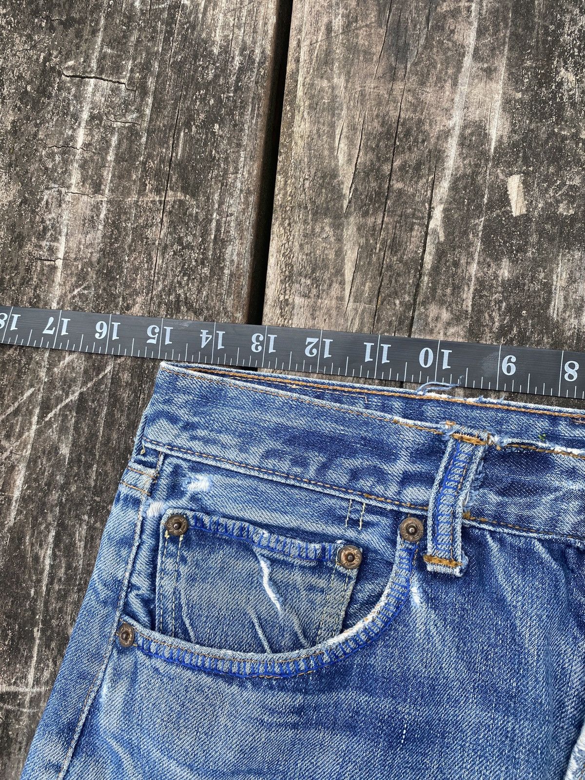 Levi's Vintage 1969 Levis Big E 501xx Selvedge Jeans USA 30 x 30 Size US 30 / EU 46 - 16 Thumbnail