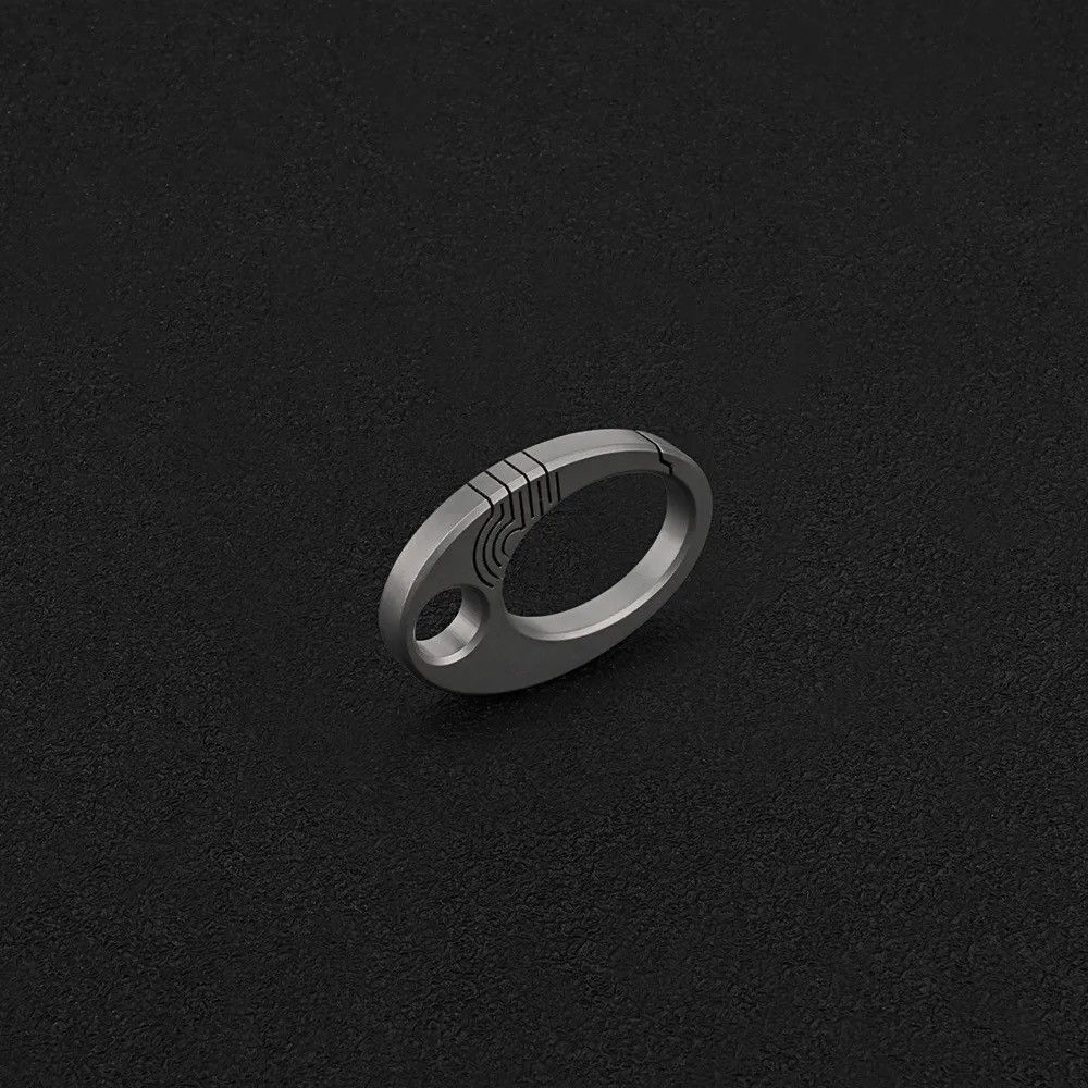 Other 2Pcs Titanium Buckle Car Key Ring EDC Keychain Camping Tool Size ONE SIZE - 4 Thumbnail