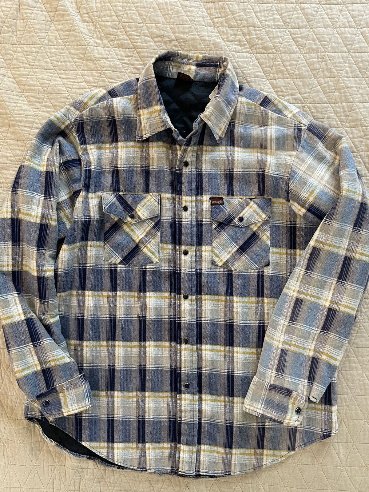 Vintage × Wrangler Vintage Snap Front Chores Shacket Size US L / EU 52-54 / 3 - 2 Thumbnail