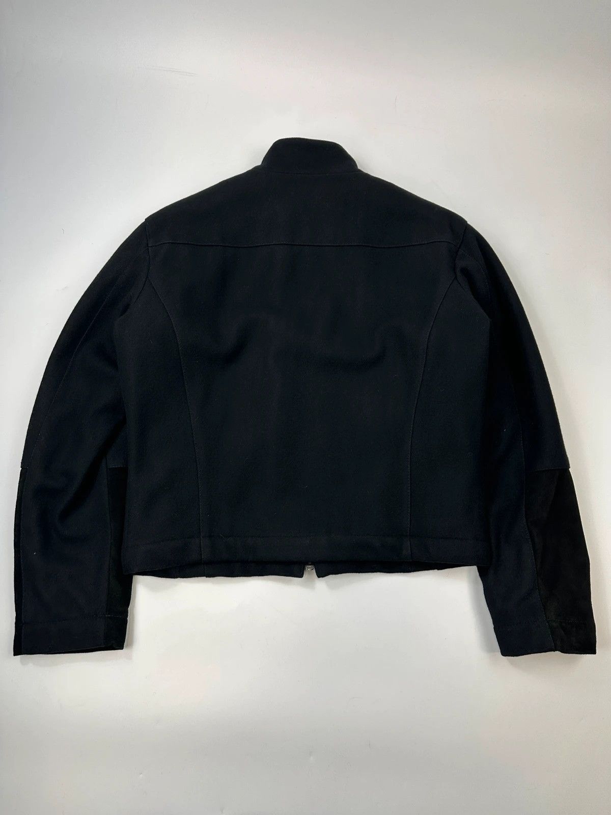 Dirk Bikkembergs Dirk Bikkembergs 00’s Black Wool & Leather Jacket Size US M / EU 48-50 / 2 - 5 Thumbnail