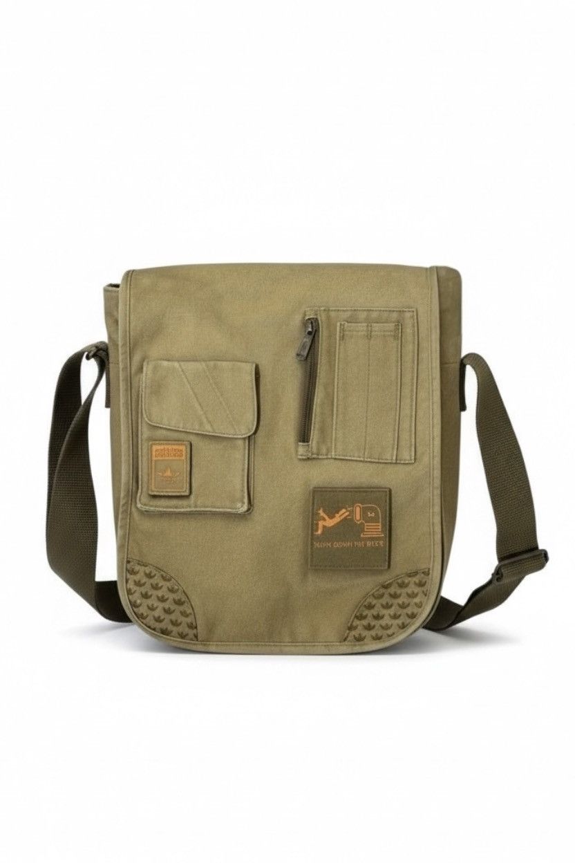 Adidas Adidas Safety Shoulders Bag Workwear Rare Streetwear 35x30cm Size ONE SIZE - 1 Thumbnail
