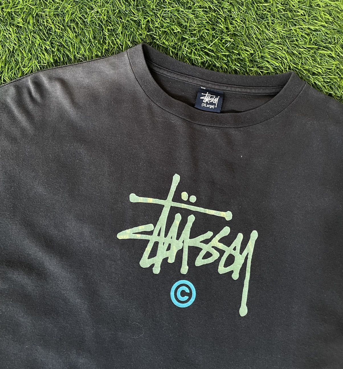 Stussy Vintage’90s Sun Faded🔥STUSSY🔥Big Logo Long Sleeve Tee Size US XL / EU 56 / 4 - 10 Thumbnail