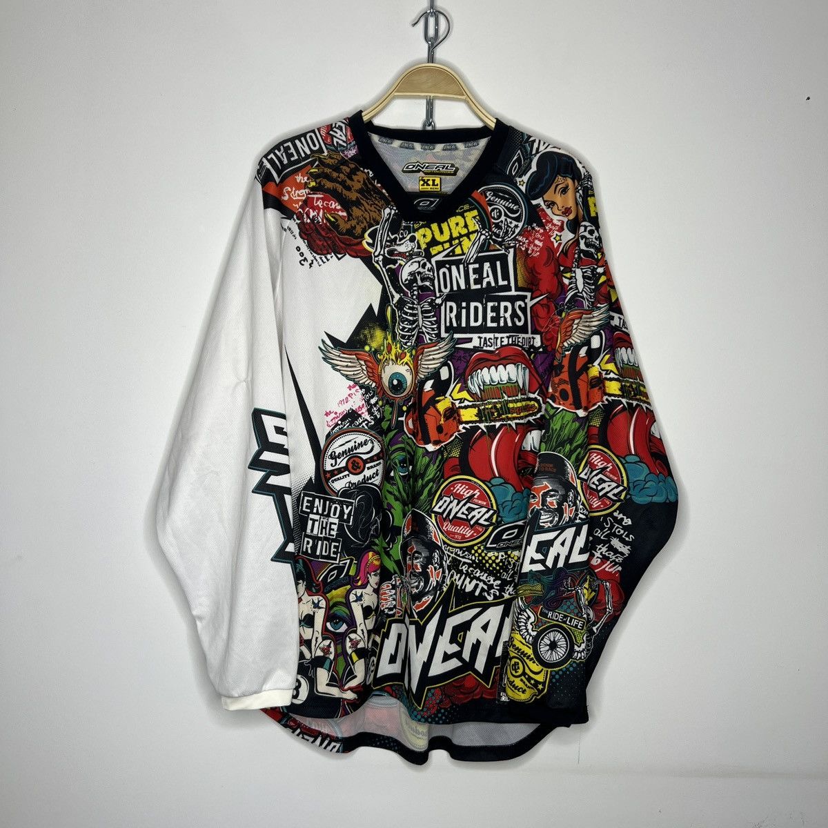 Other O’Neal Motocross Mayhem Jersey Element Punk Rock Racing Rare Size US XL / EU 56 / 4 - 1 Thumbnail