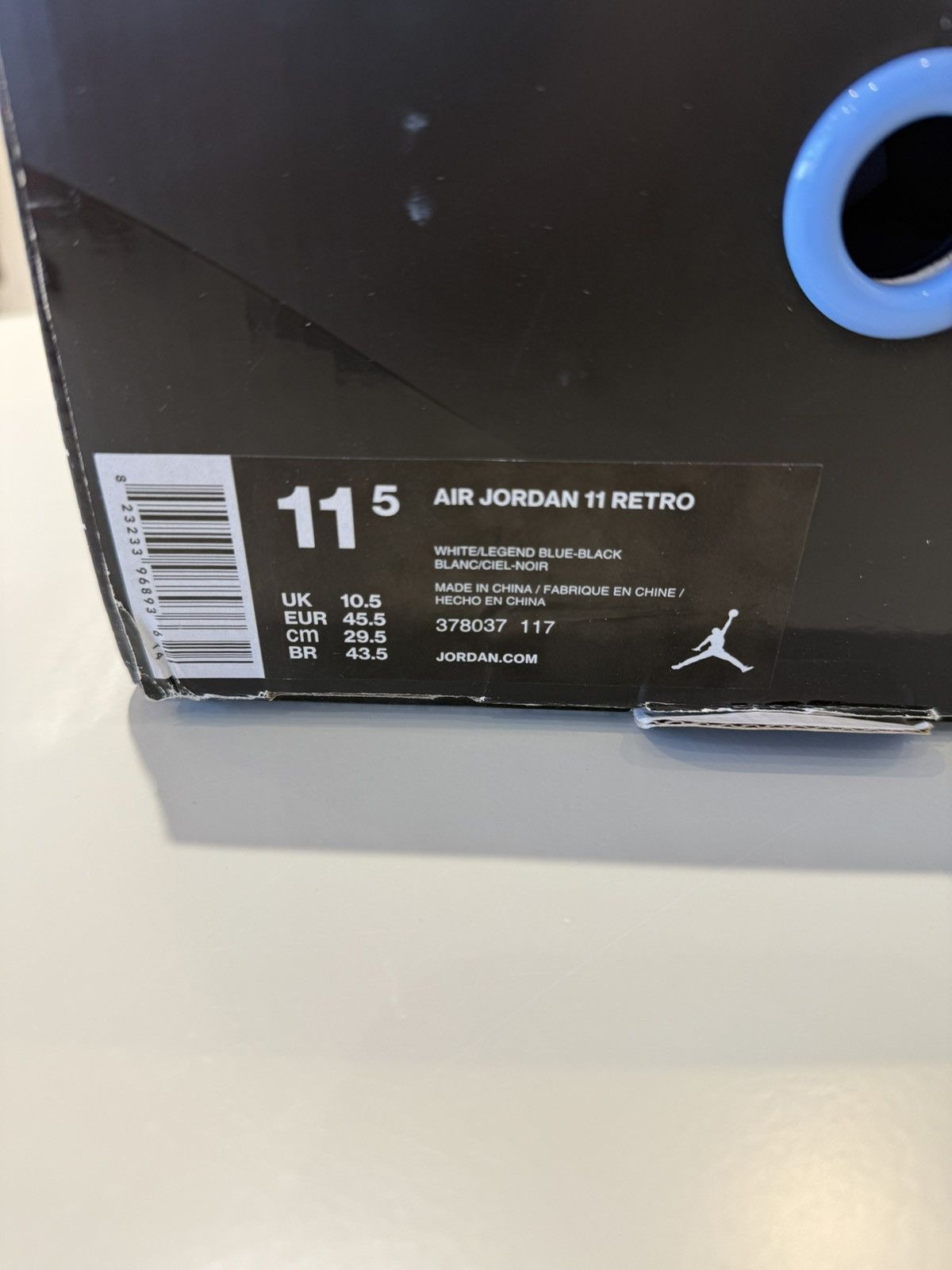 Jordan Brand Air Jordan 11 Retro Legend Blue (2014) Size US 11.5 / EU 44-45 - 8 Thumbnail