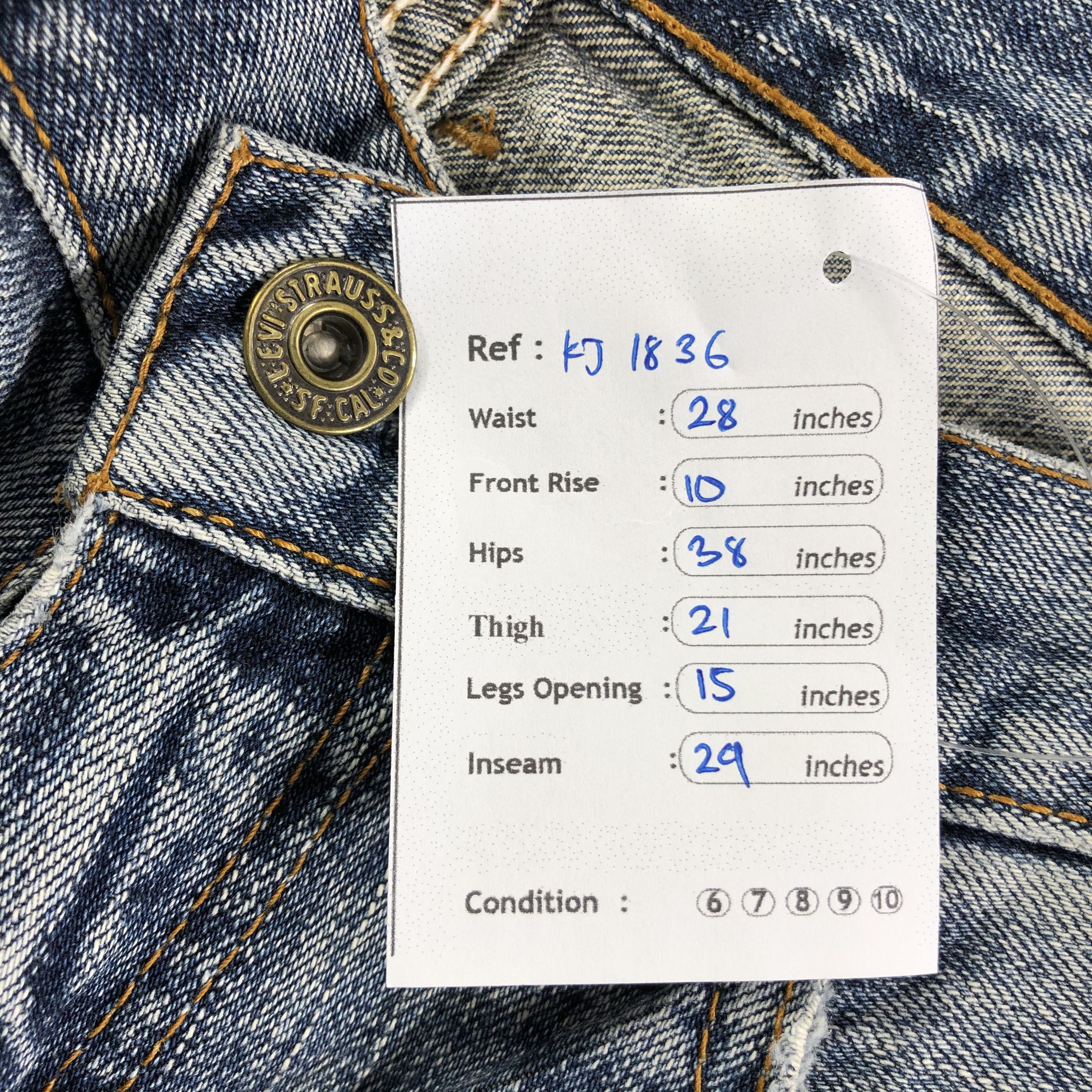 Levi's Vintage Levis 502 Jeans Medium Wash Denim KJ1836 Size US 28 / EU 44 - 12 Thumbnail