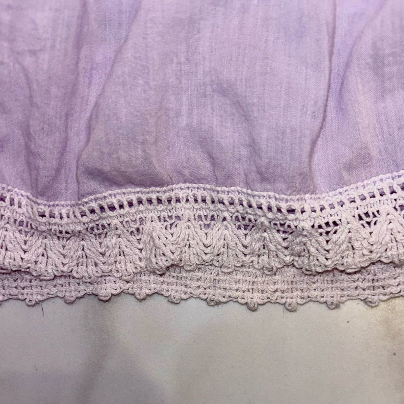 Anthropologie Venus Lilac Ruffle Midi Skirt L | Y2K Coquette Vibe Size 36" / US 14 / IT 50 - 3 Thumbnail