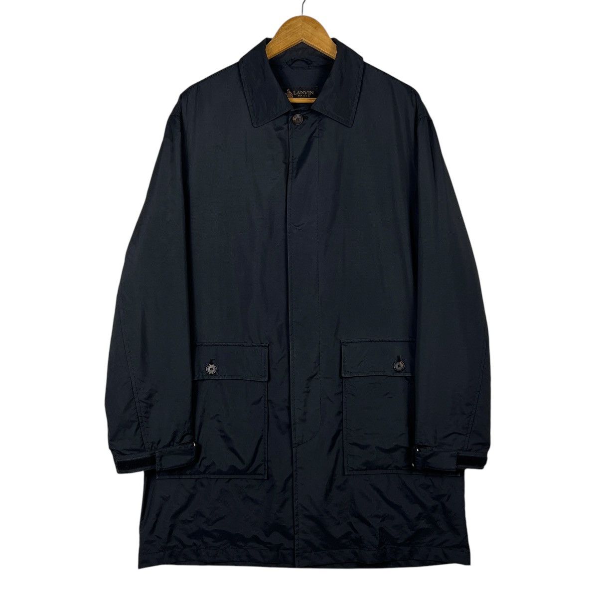 Lanvin Lanvin Paris oiled Coat Jacket Made In Italy Size US M / EU 48-50 / 2 - 4 Thumbnail
